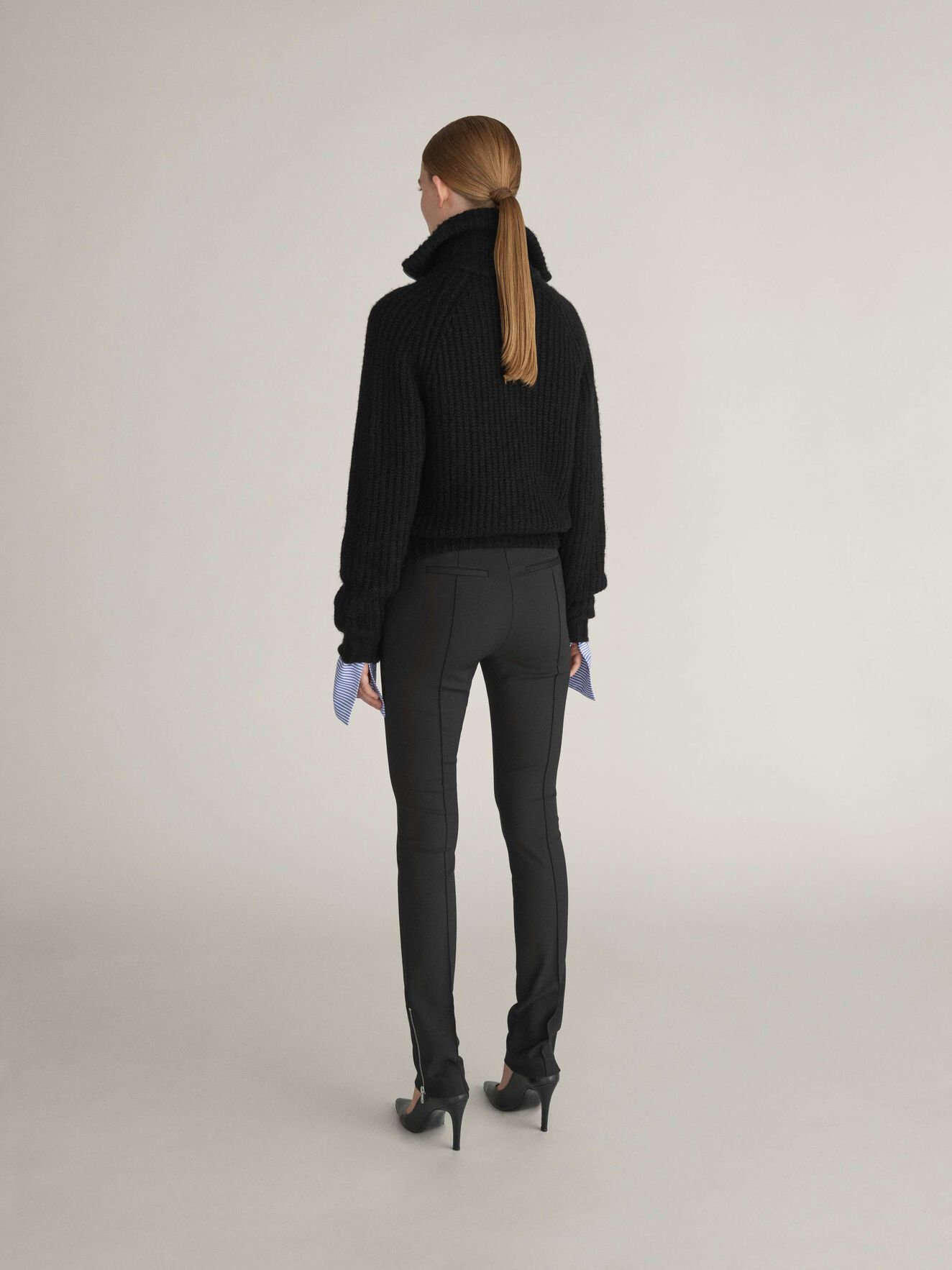 Loane Trousers in Midnight Black from Tiger of Sweden Loane Trousers in Midnight Black from Tiger of Sweden