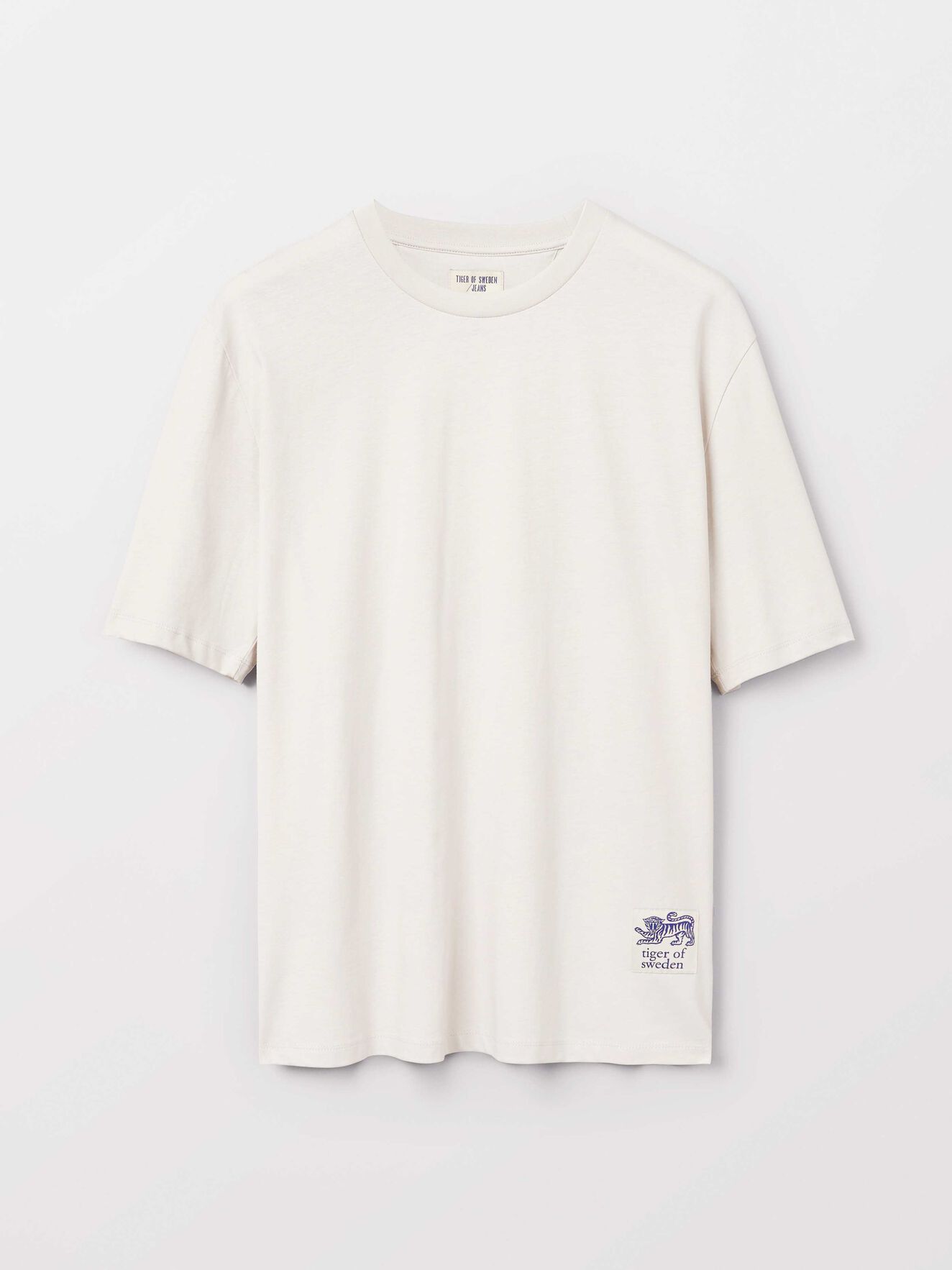 Pro T-Shirt in Ivory from Tiger of Sweden Pro T-Shirt in Ivory from Tiger of Sweden