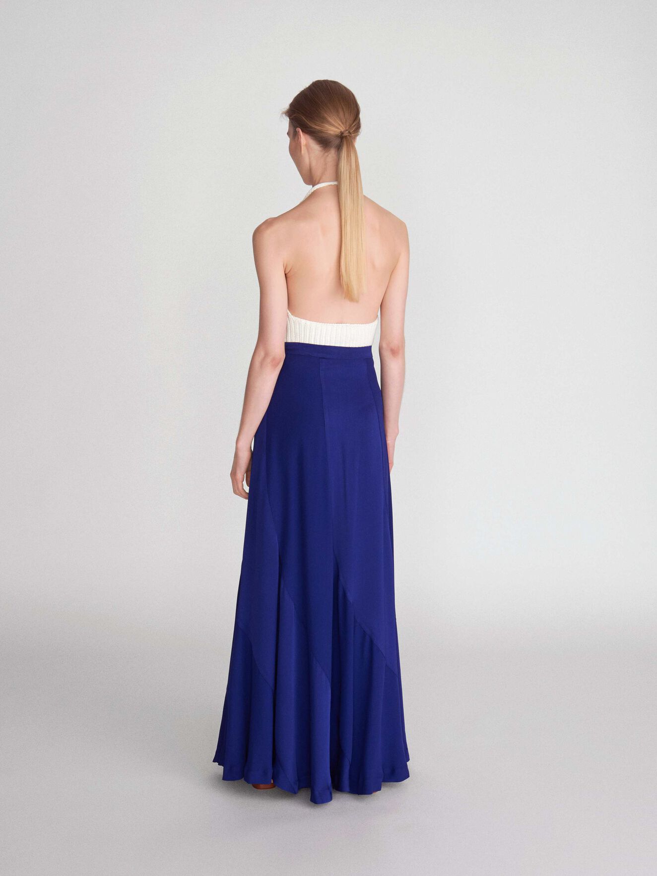 Iru Skirt in Deep Ocean Blue from Tiger of Sweden Iru Skirt in Deep Ocean Blue from Tiger of Sweden