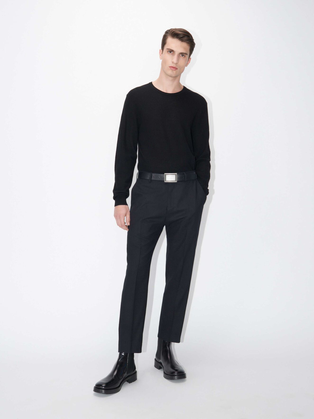 Nichols P Pullover in Black from Tiger of Sweden Nichols P Pullover in Black from Tiger of Sweden
