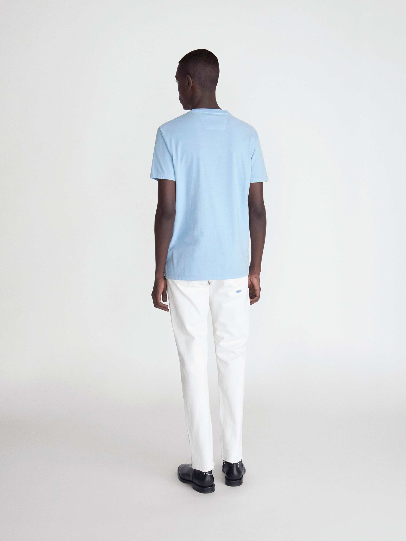 Fleek Pr t-shirt in Chambray Blue from Tiger of Sweden Fleek Pr t-shirt in Chambray Blue from Tiger of Sweden
