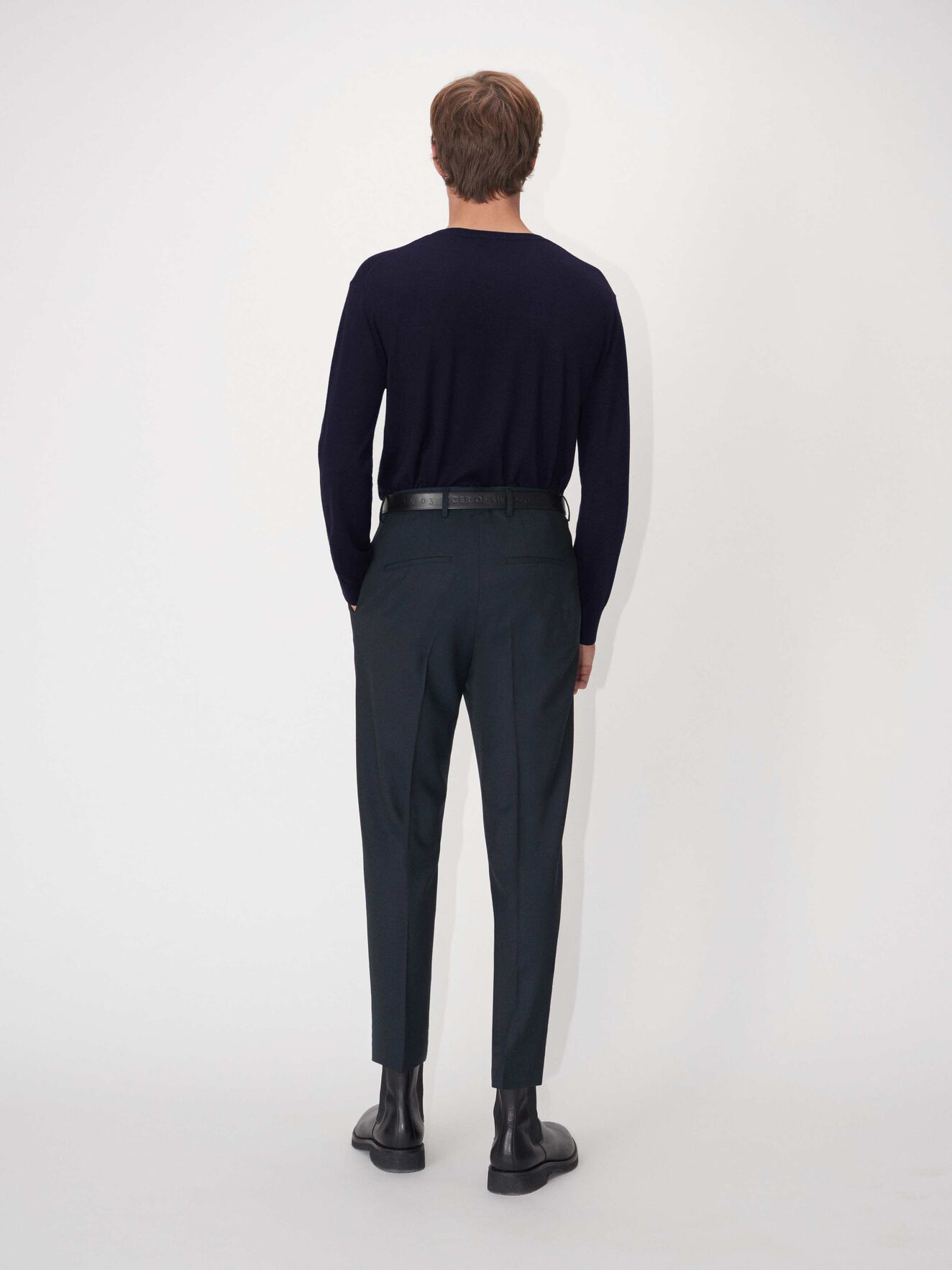 Nylan Pullover in Midnight blue from Tiger of Sweden Nylan Pullover in Midnight blue from Tiger of Sweden