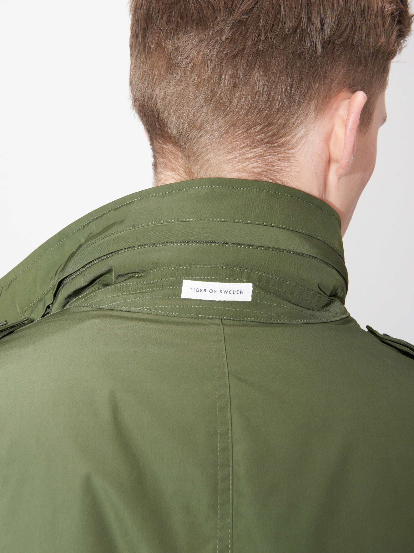 Ossien Jacket in Military Green from Tiger of Sweden Ossien Jacket in Military Green from Tiger of Sweden