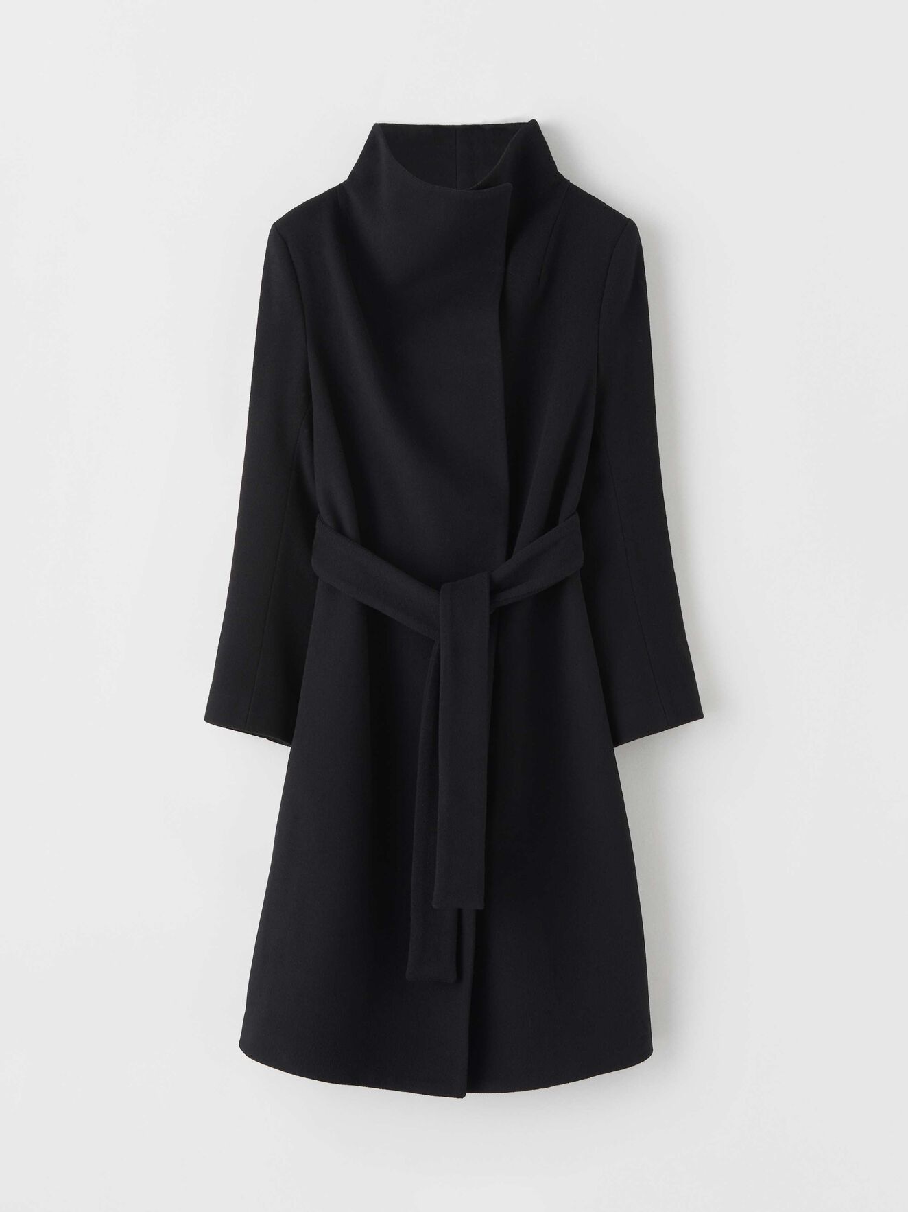 Syriga Coat in Midnight Black from Tiger of Sweden Syriga Coat in Midnight Black from Tiger of Sweden
