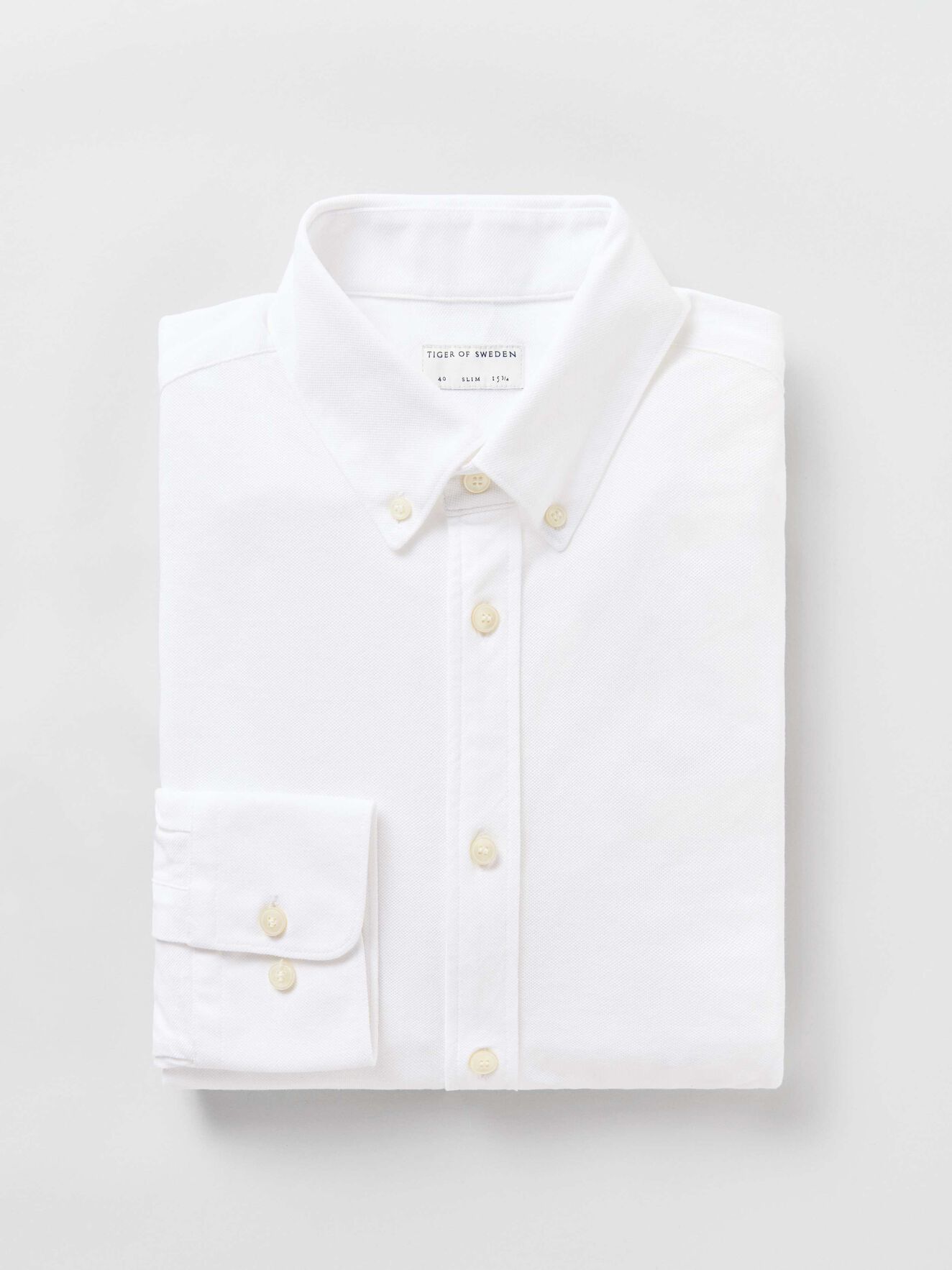 Fenald Shirt in Pure white from Tiger of Sweden Fenald Shirt in Pure white from Tiger of Sweden
