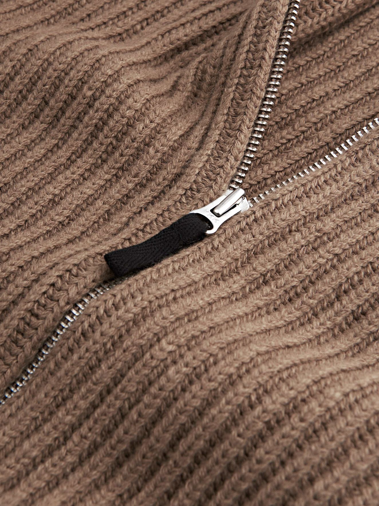 Zip 2W Cardigan in Sand from Tiger of Sweden Zip 2W Cardigan in Sand from Tiger of Sweden