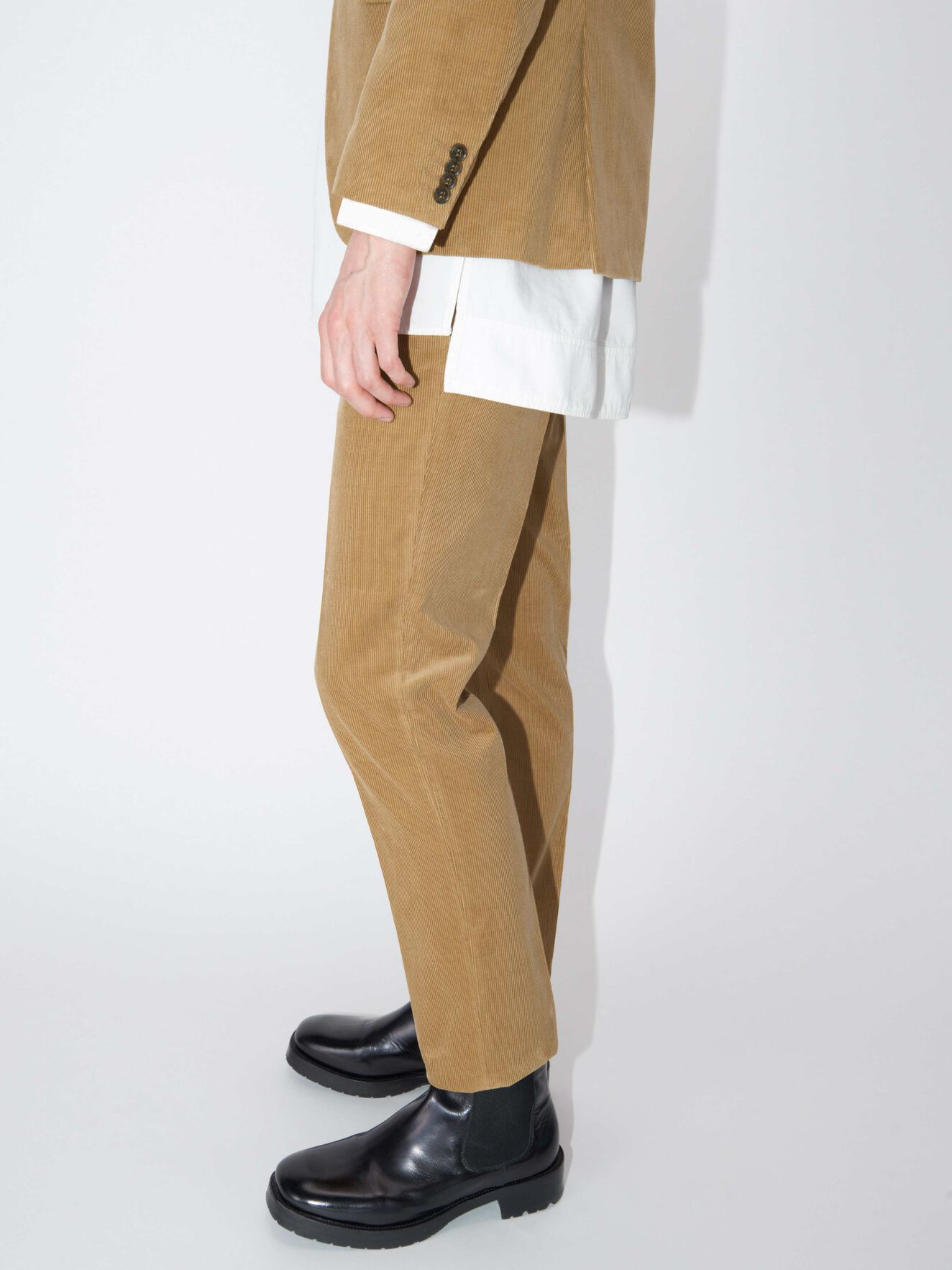 Todd Trousers in Dark Sand from Tiger of Sweden Todd Trousers in Dark Sand from Tiger of Sweden