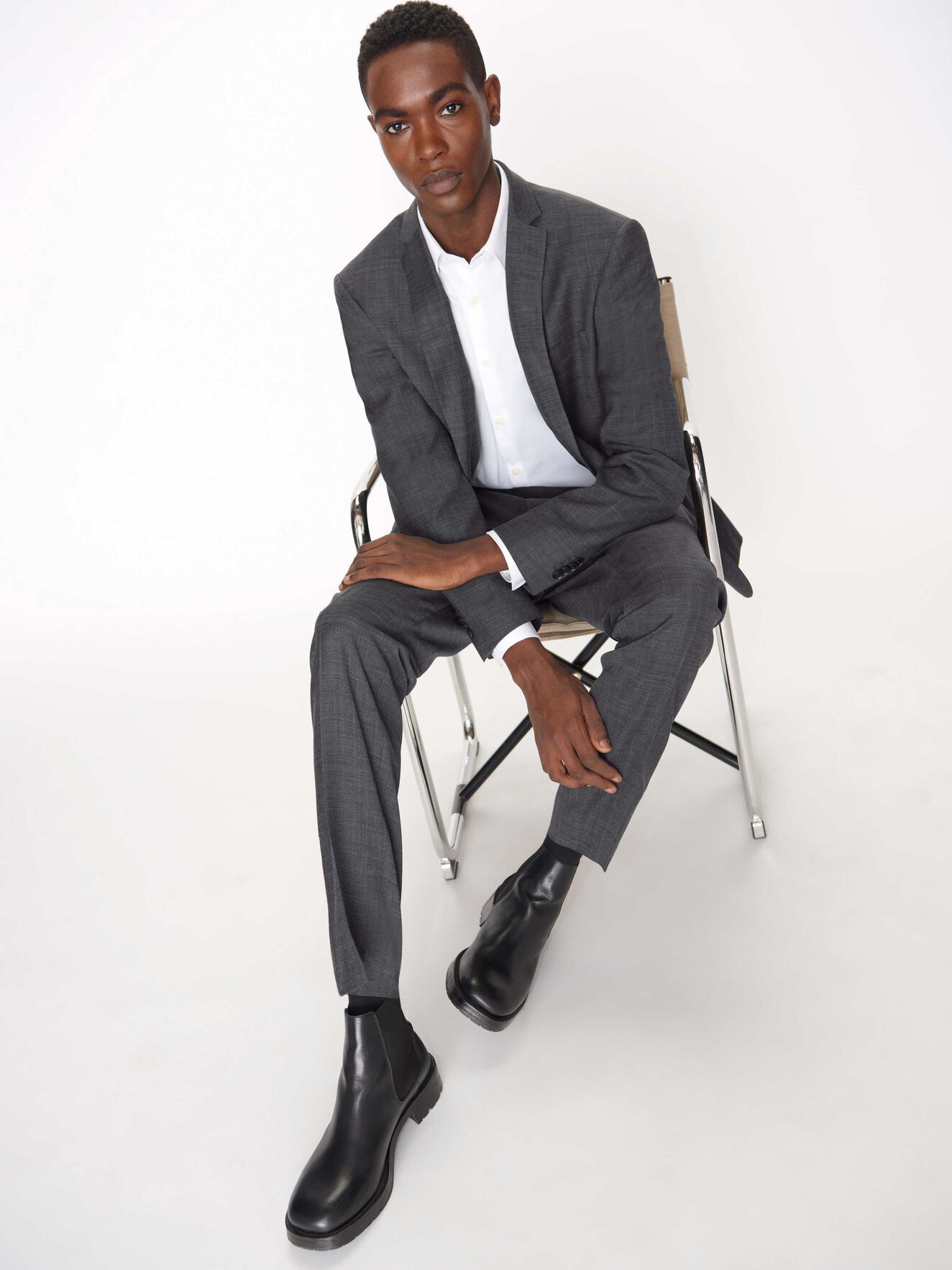 S.Jules Suit in Dark grey Mel from Tiger of Sweden S.Jules Suit in Dark grey Mel from Tiger of Sweden