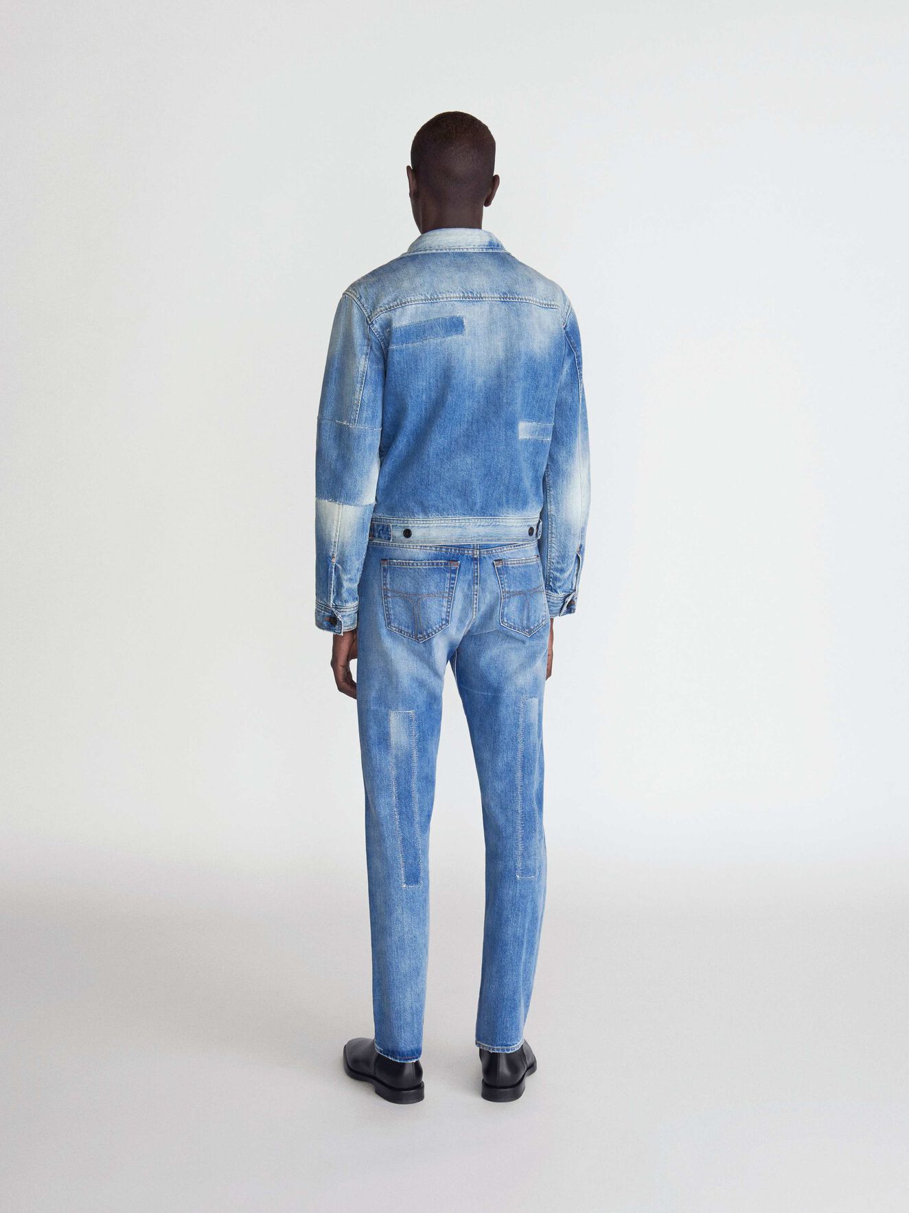Ren Jacke in Medium Blue from Tiger of Sweden Ren Jacke in Medium Blue from Tiger of Sweden