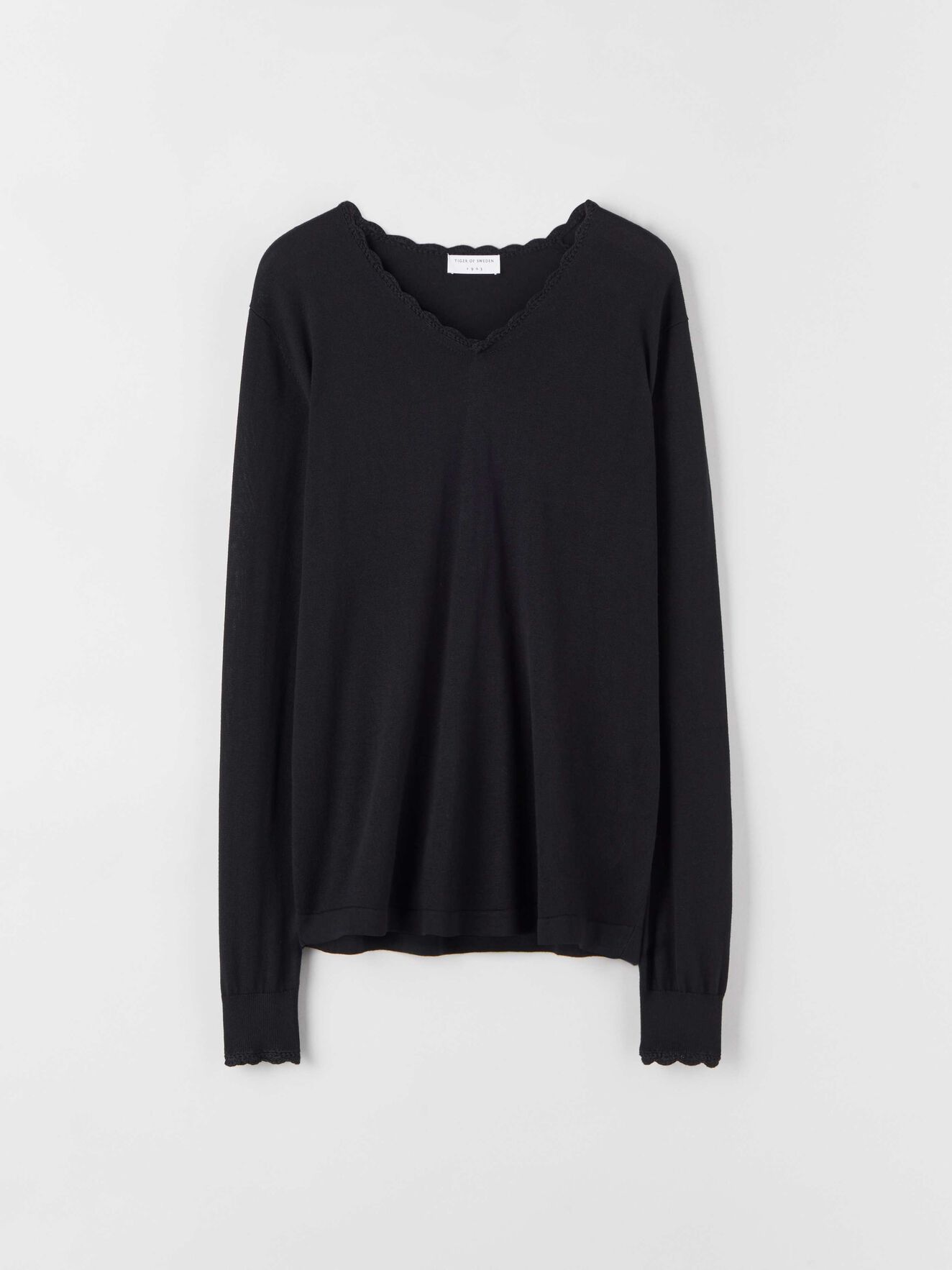 Hulte Pulllover in Black from Tiger of Sweden Hulte Pulllover in Black from Tiger of Sweden