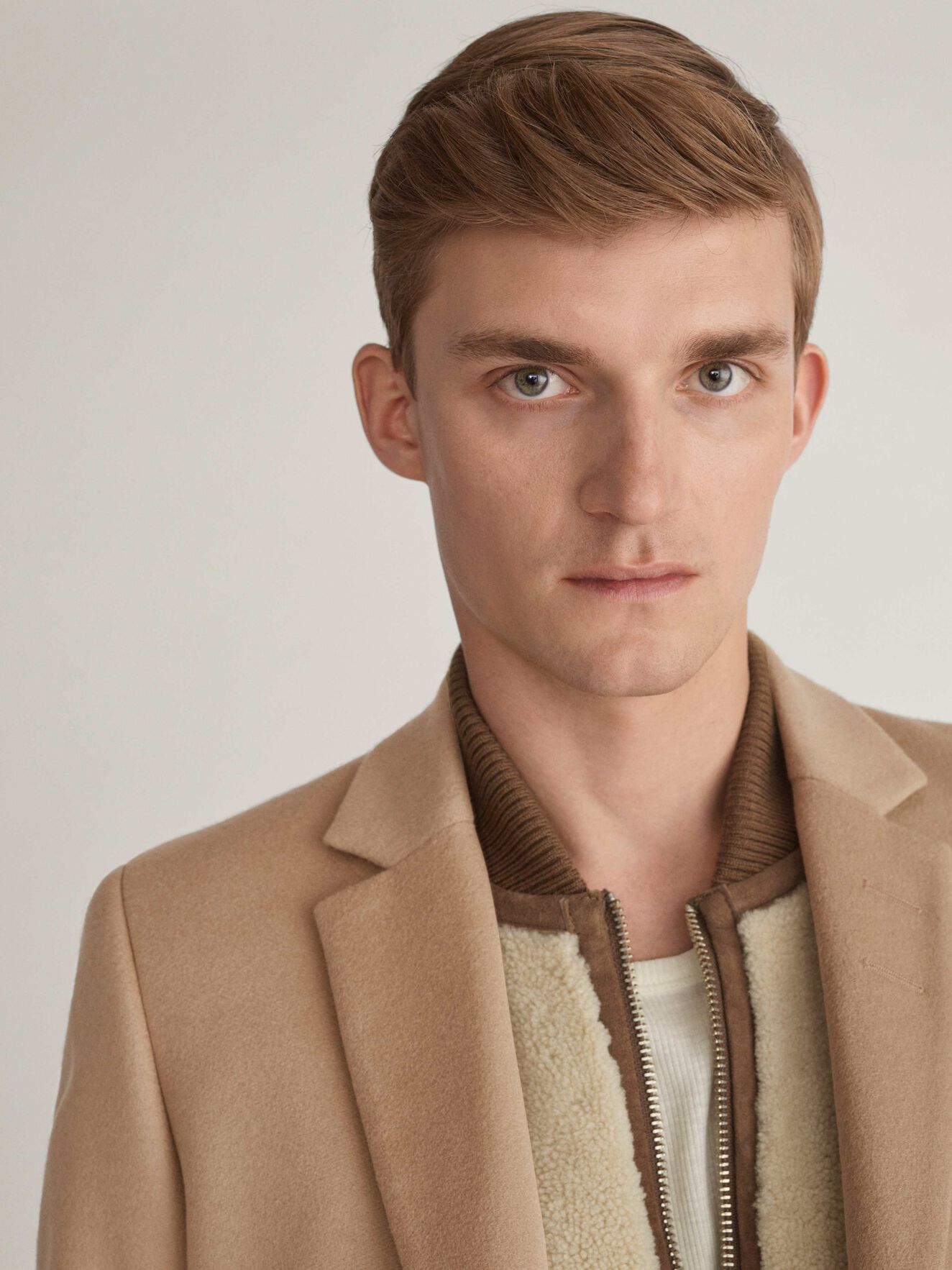 Coltmar Coat in Dark Honey from Tiger of Sweden Coltmar Coat in Dark Honey from Tiger of Sweden
