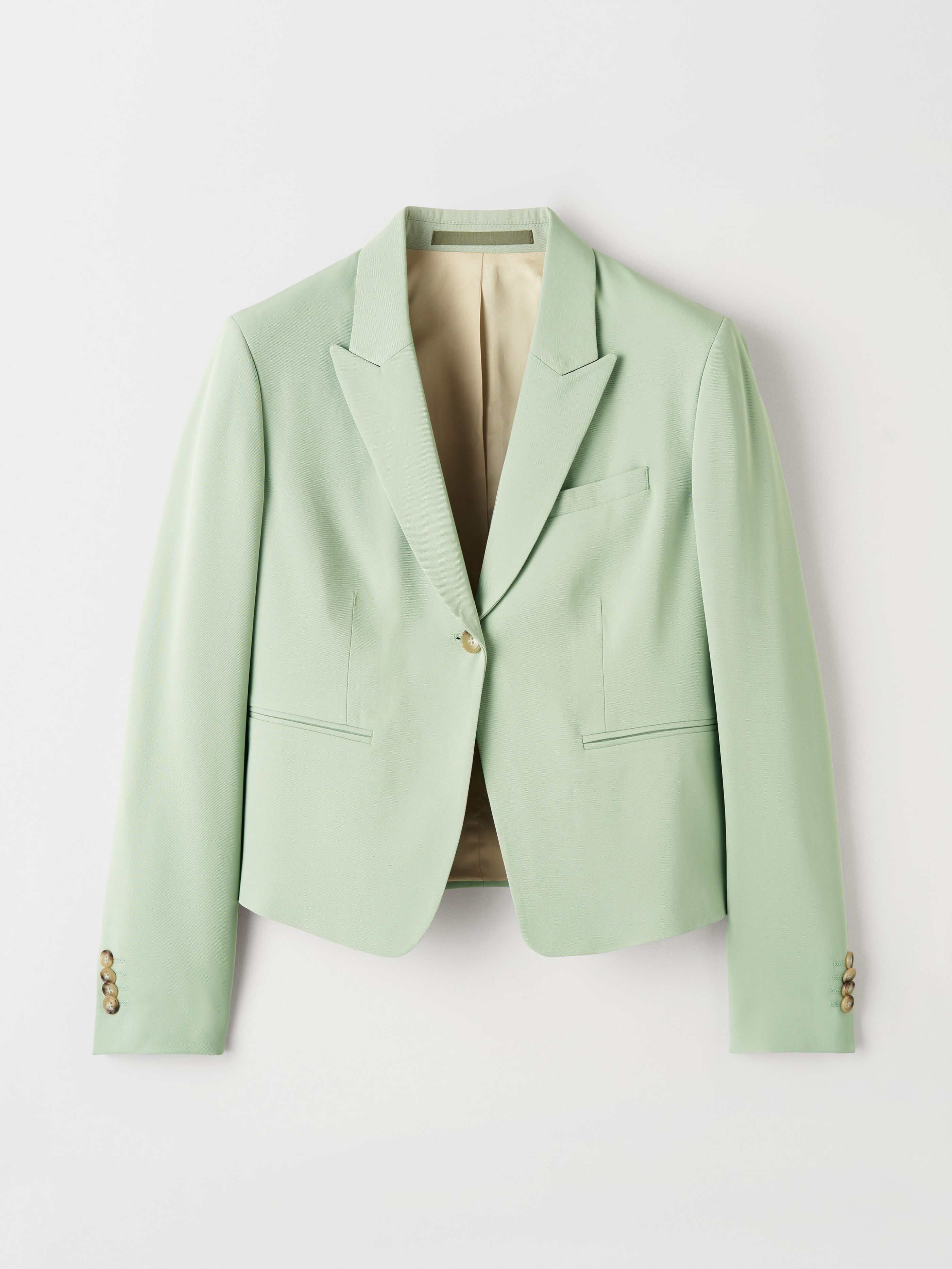 pale green blazer