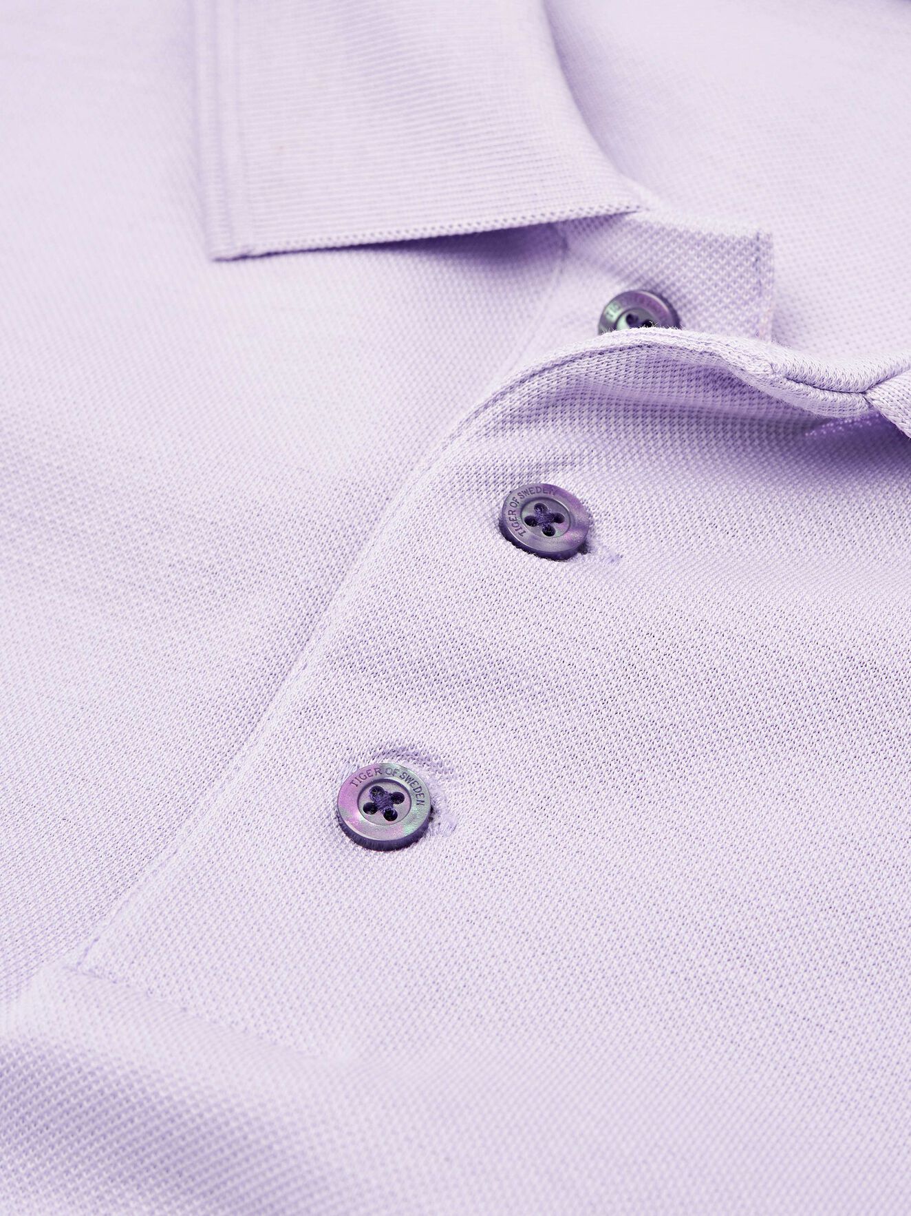 Darios Polo Shirt in Purple Air from Tiger of Sweden Darios Polo Shirt in Purple Air from Tiger of Sweden