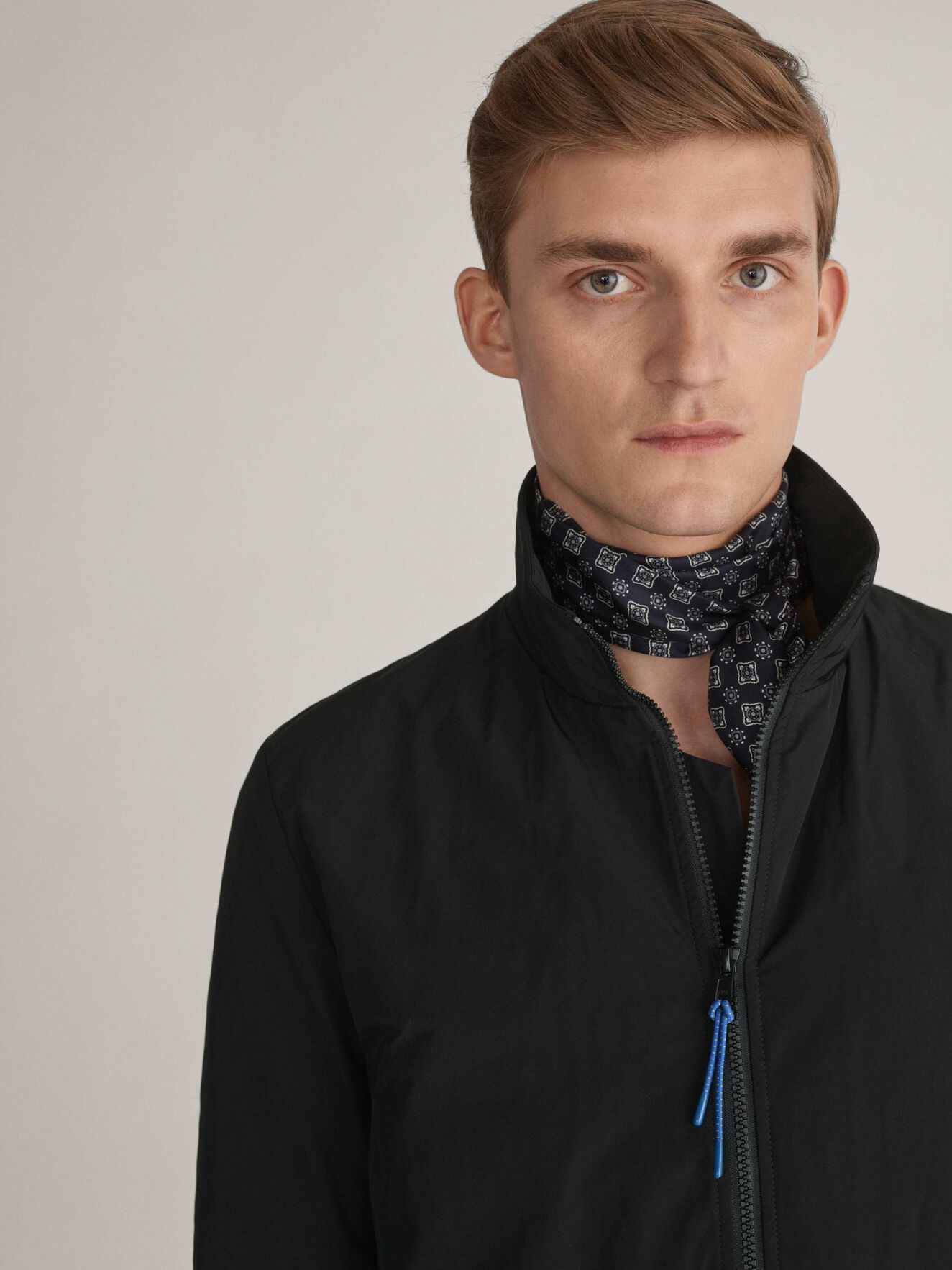 Sarnate Scarf in Light Ink from Tiger of Sweden Sarnate Scarf in Light Ink from Tiger of Sweden