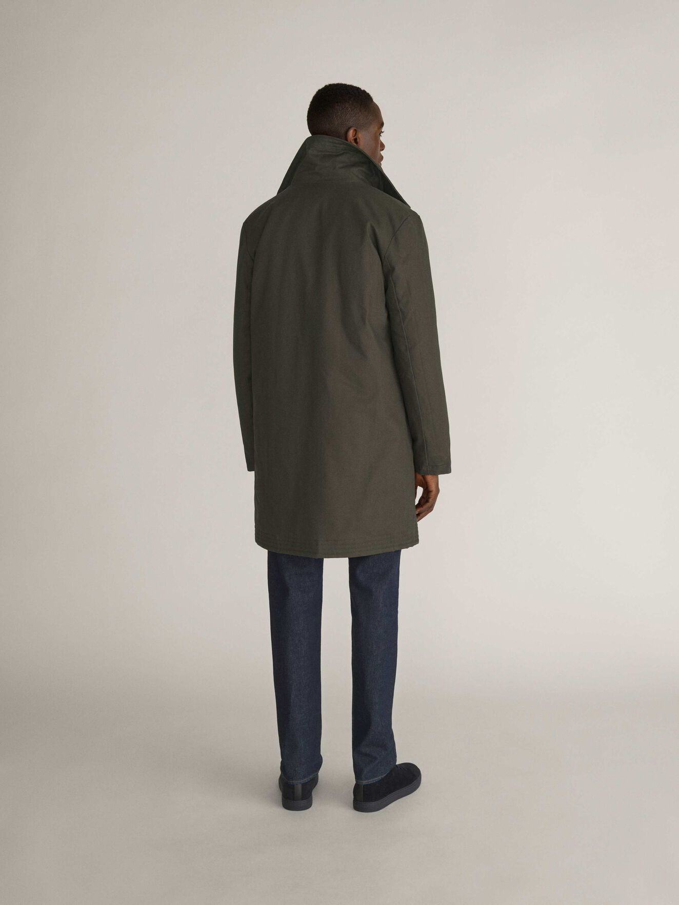 Contract Parka in Black Olive from Tiger of Sweden Contract Parka in Black Olive from Tiger of Sweden