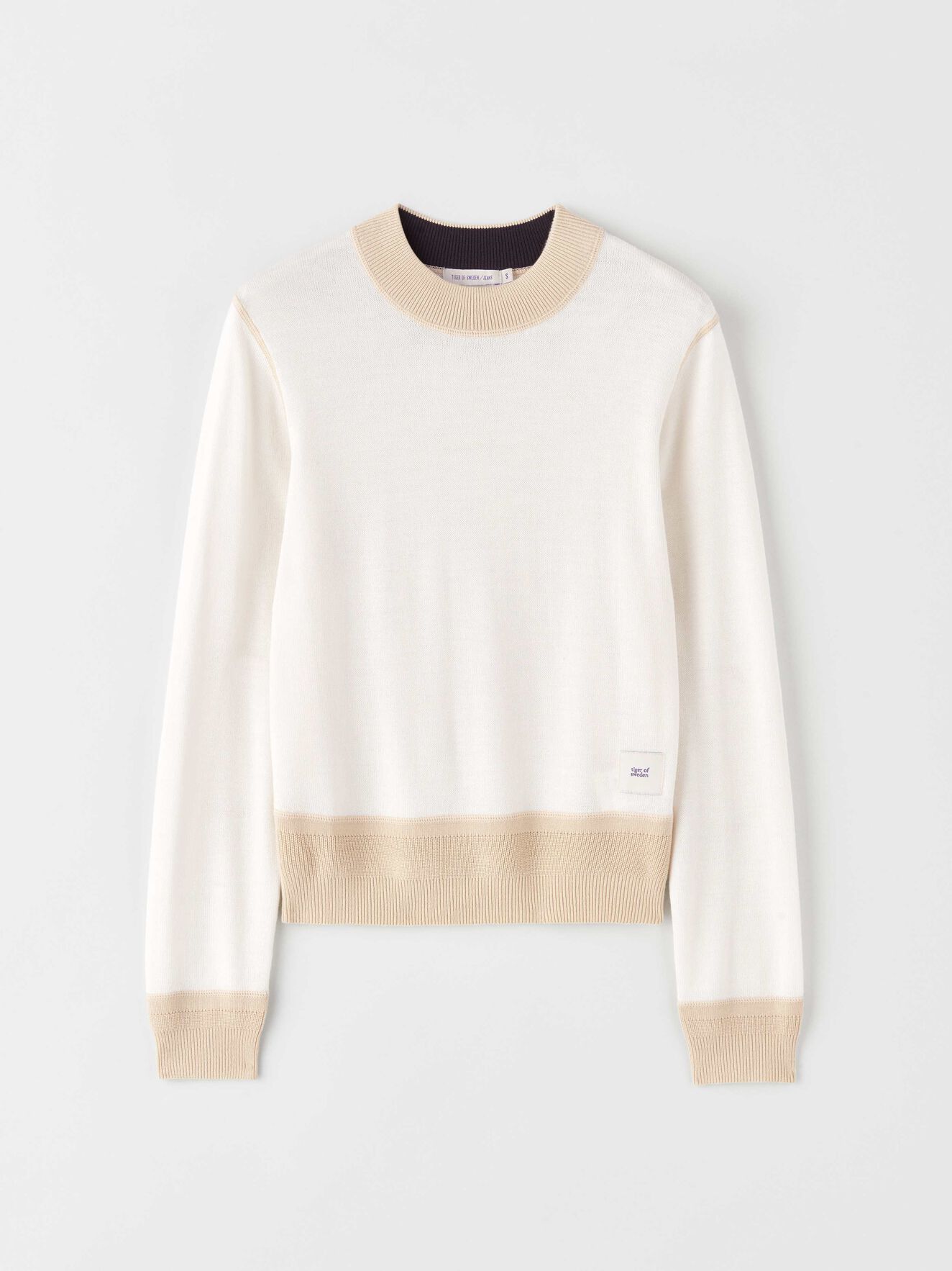 Cairn Pullover in Birch Bark from Tiger of Sweden Cairn Pullover in Birch Bark from Tiger of Sweden