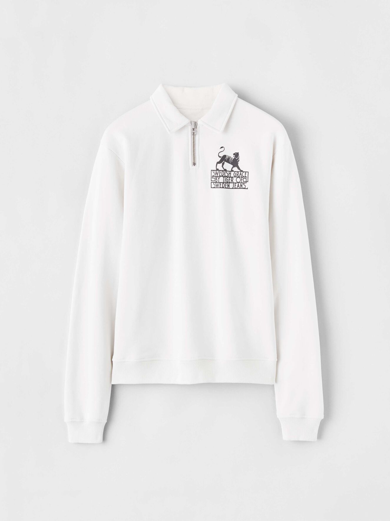 Ocean Sweatshirt in White Light from Tiger of Sweden Ocean Sweatshirt in White Light from Tiger of Sweden