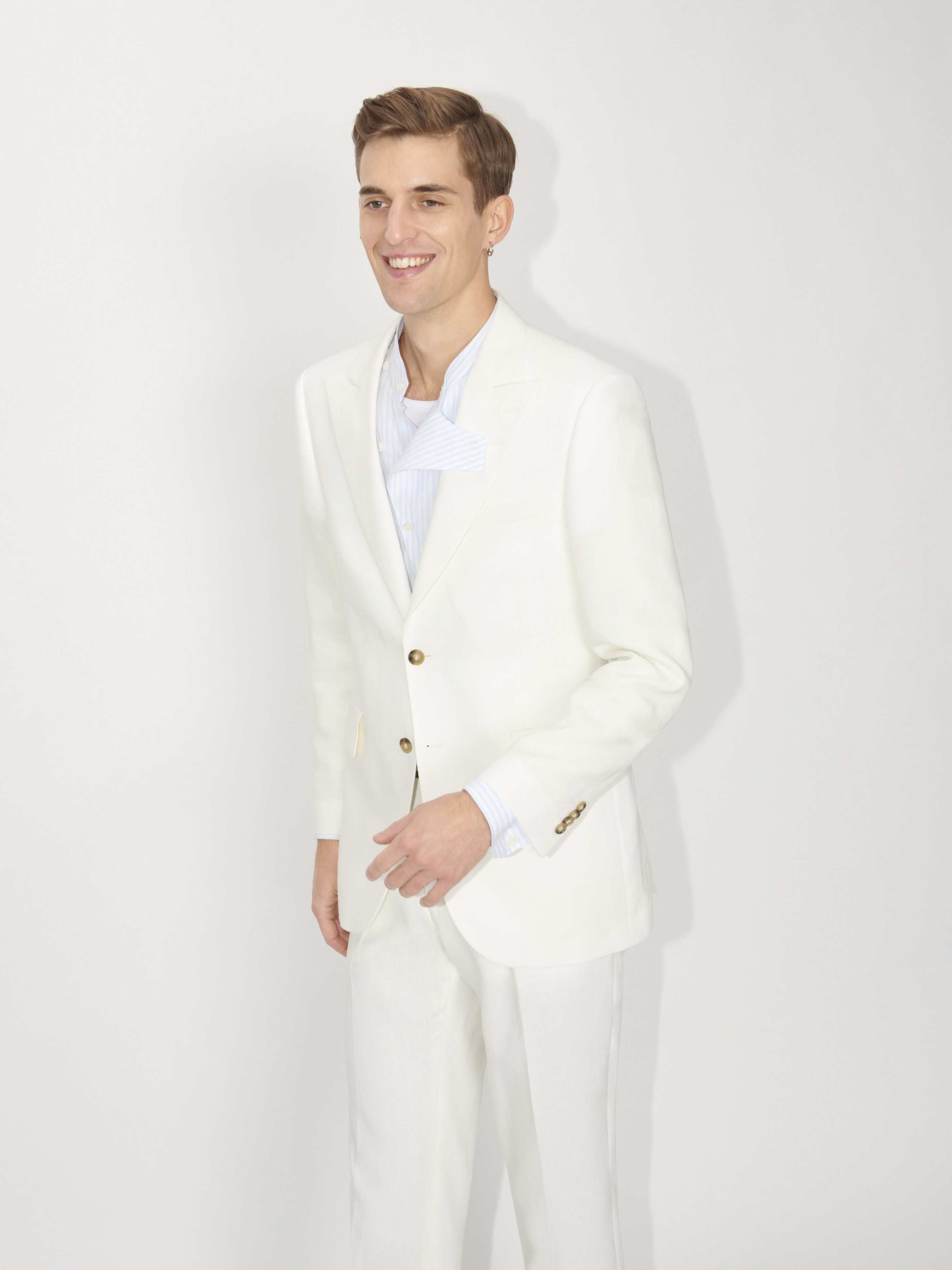 pure white blazer