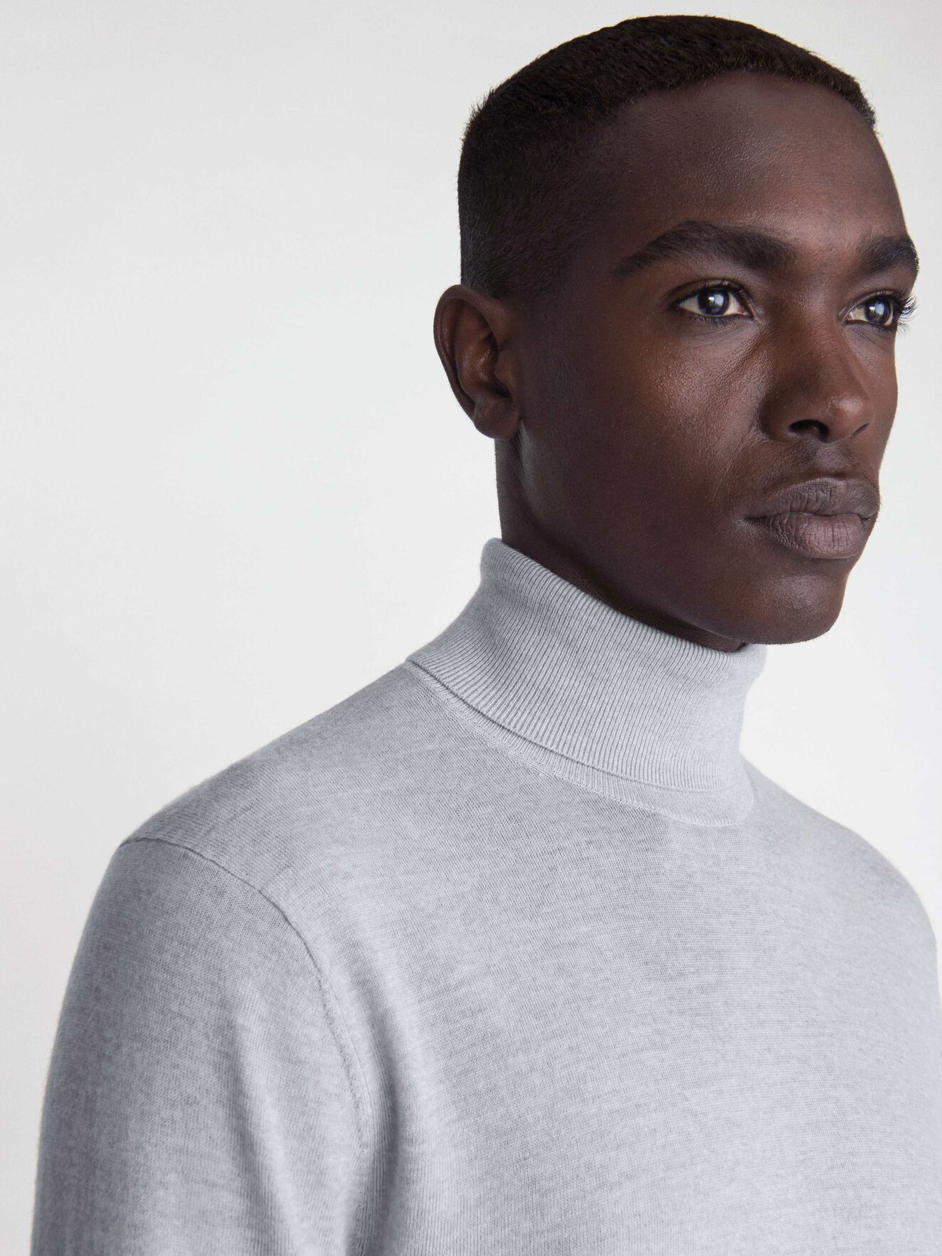 Nevile Pullover in Light grey melange from Tiger of Sweden Nevile Pullover in Light grey melange from Tiger of Sweden