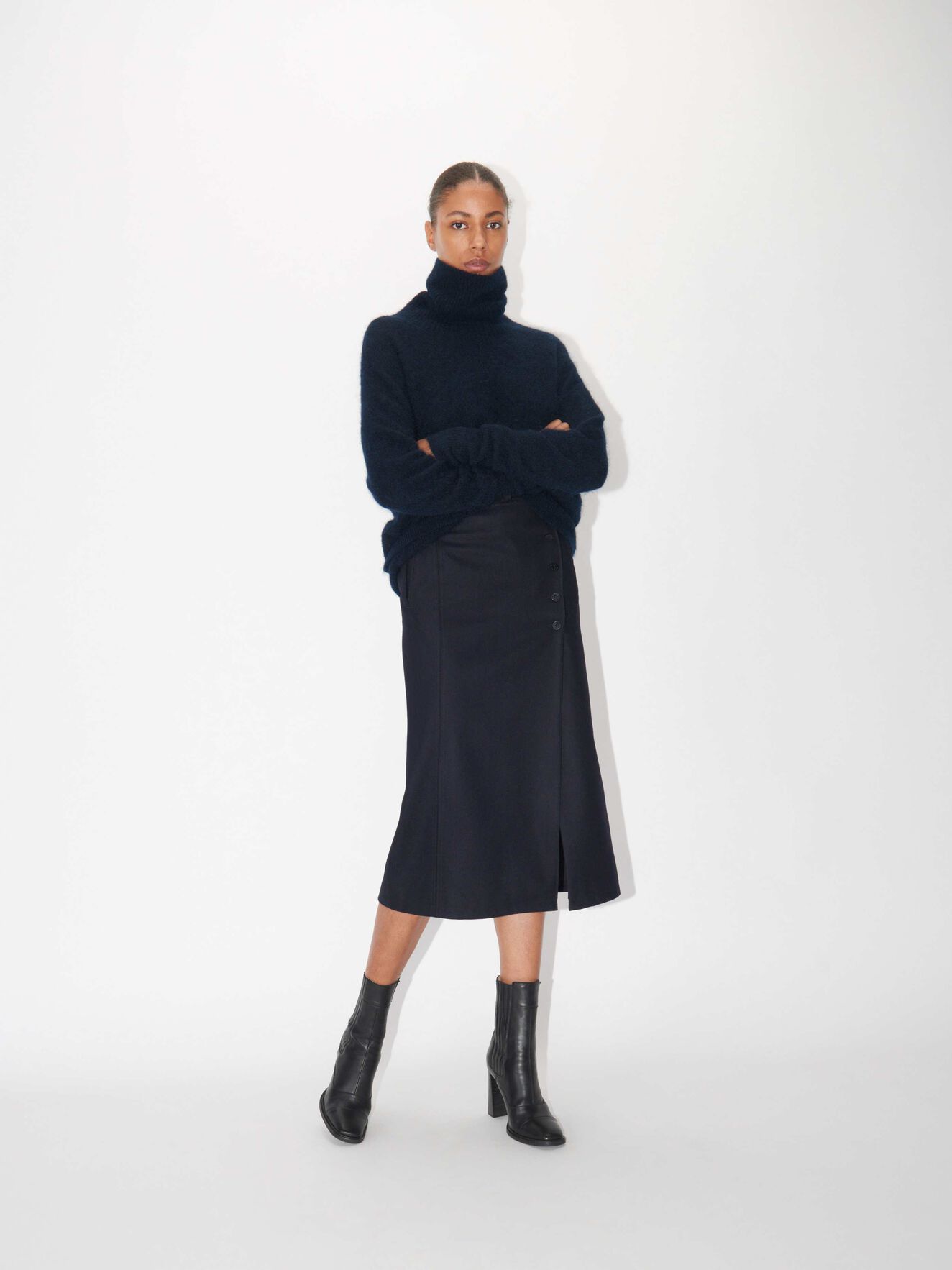 Paxi Pullover in Light Ink from Tiger of Sweden Paxi Pullover in Light Ink from Tiger of Sweden