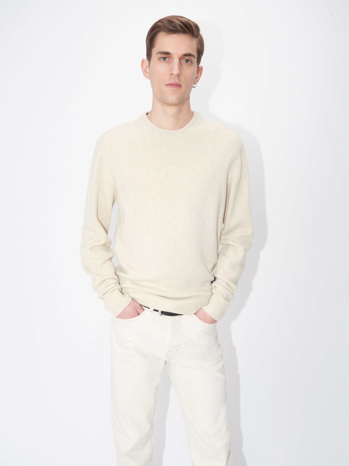 Aint Pullover in Birch Bark from Tiger of Sweden Aint Pullover in Birch Bark from Tiger of Sweden