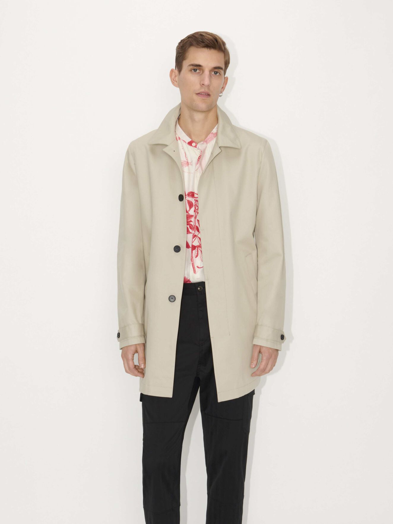 Carred Coat in Moonbeam from Tiger of Sweden Carred Coat in Moonbeam from Tiger of Sweden