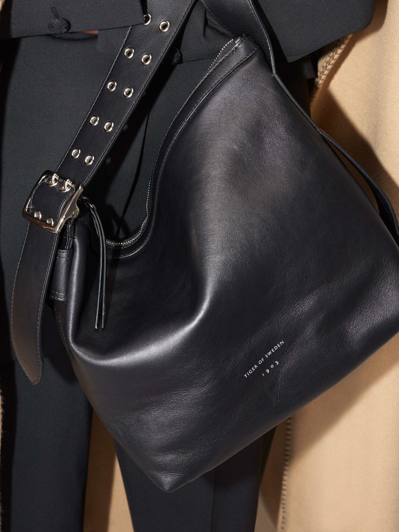 Benelia Handbag in Black from Tiger of Sweden Benelia Handbag in Black from Tiger of Sweden
