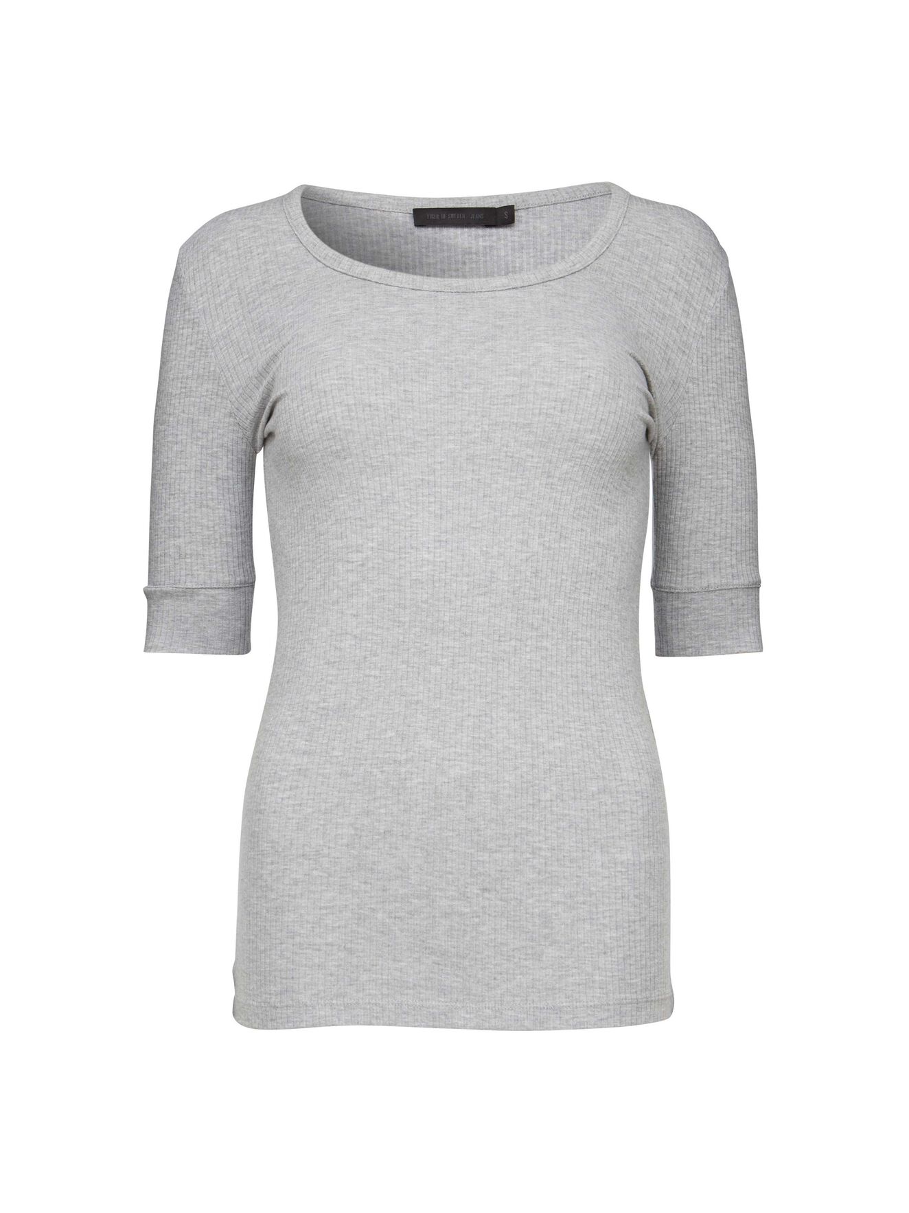 Violent T-Shirt in Med Grey Mel from Tiger of Sweden Violent T-Shirt in Med Grey Mel from Tiger of Sweden