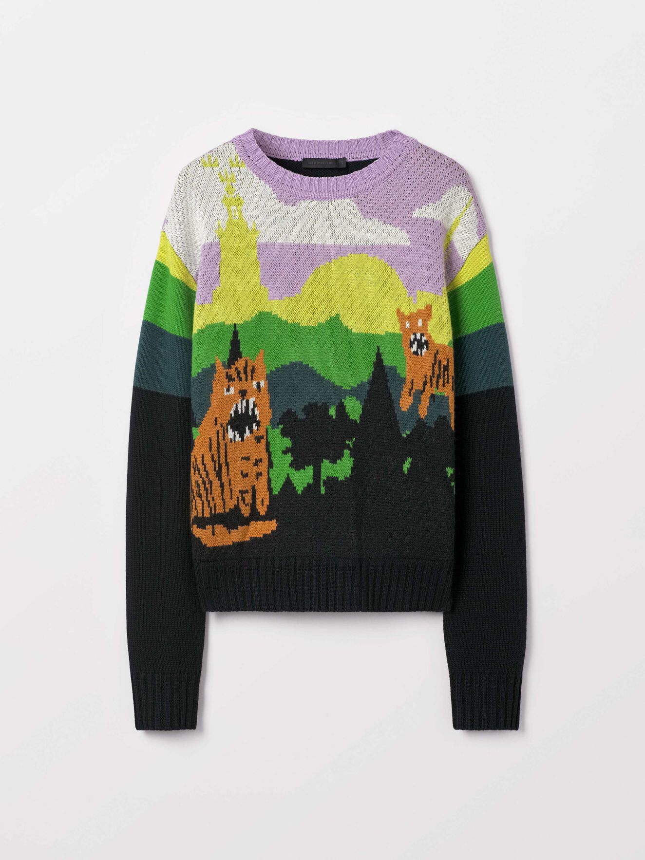 Fantasi Pullover in Pattern from Tiger of Sweden Fantasi Pullover in Pattern from Tiger of Sweden