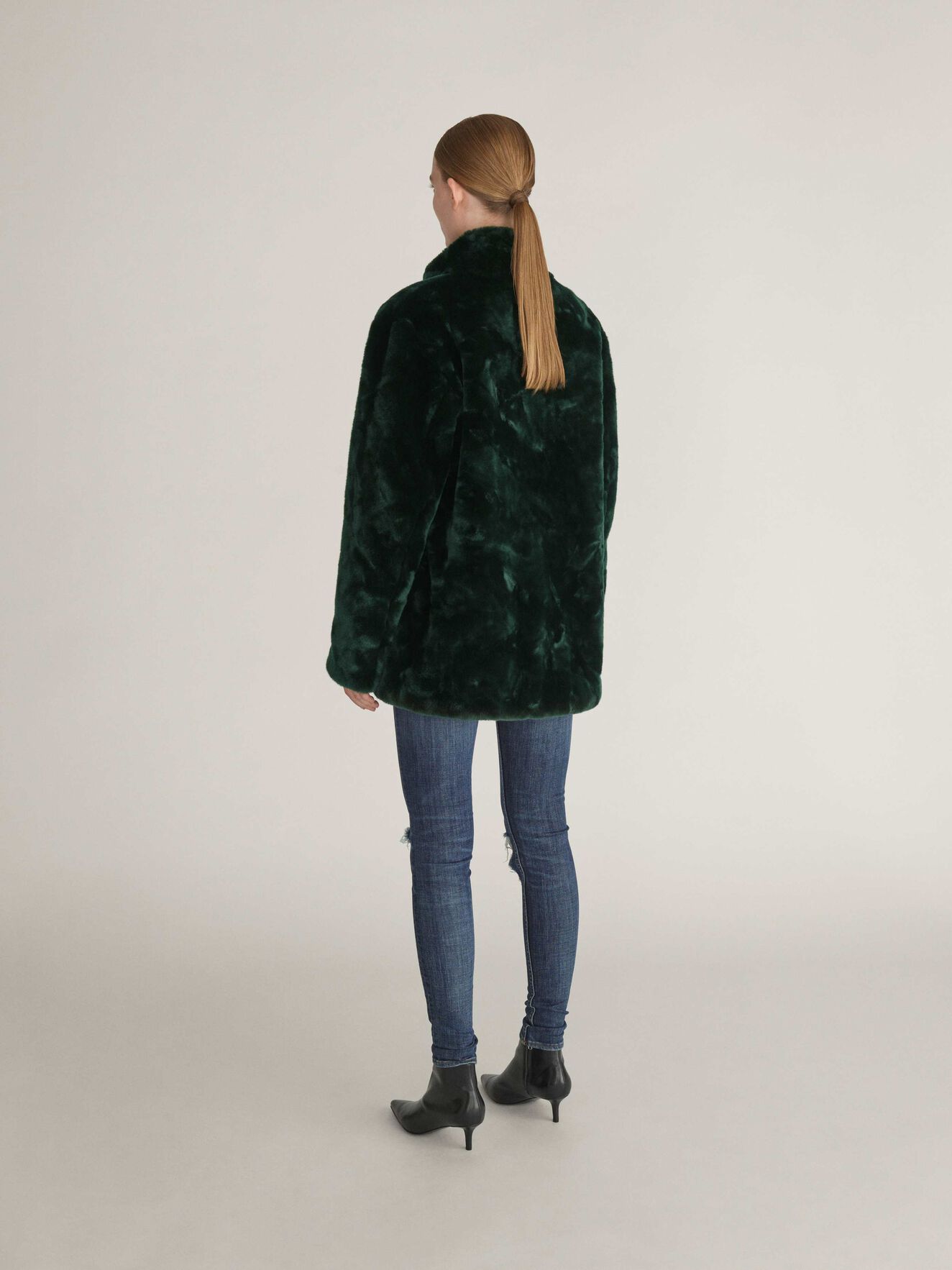 Minimal Coat in Scarab Green from Tiger of Sweden Minimal Coat in Scarab Green from Tiger of Sweden