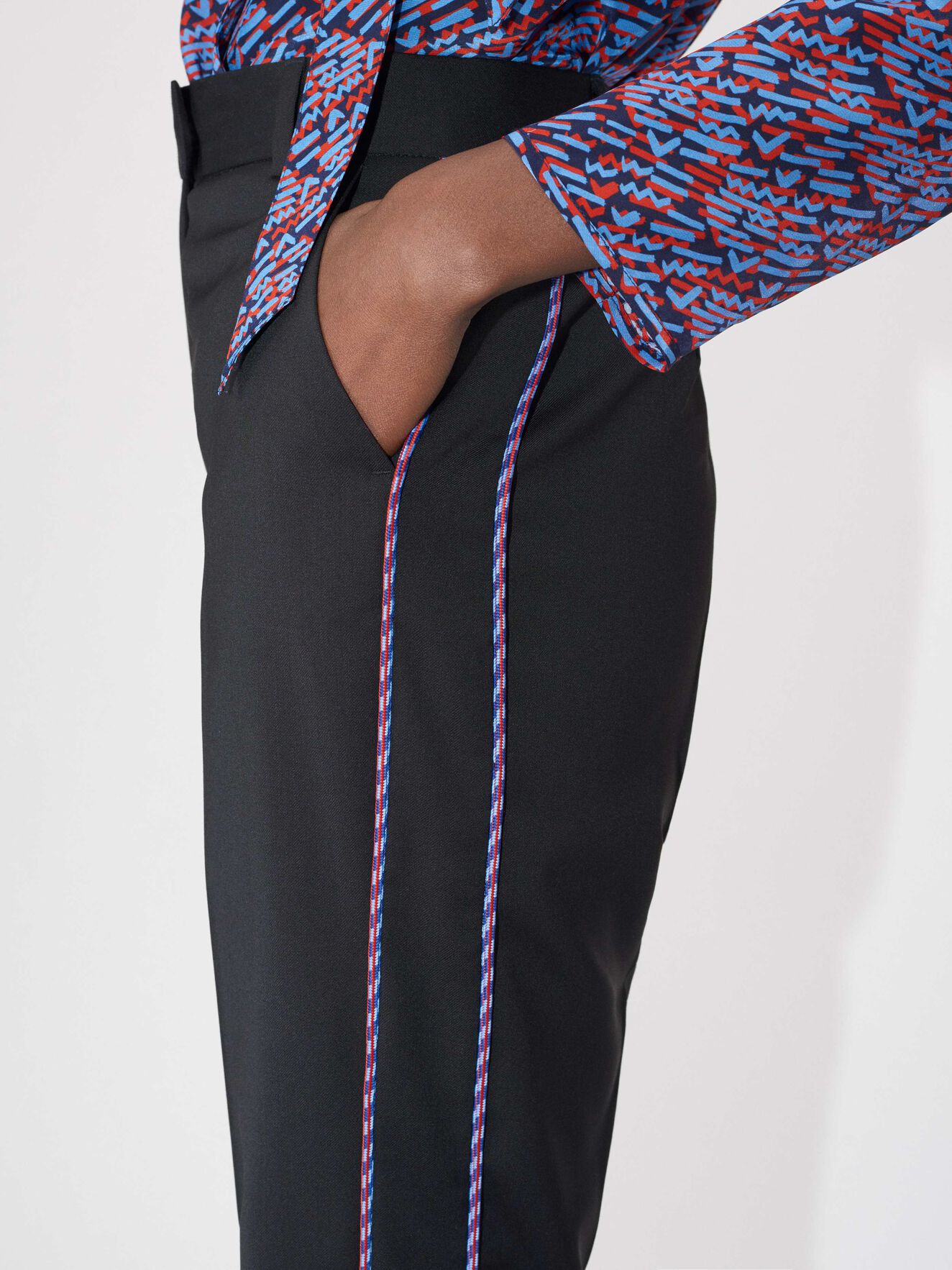 Tomiko Con Hose in Black from Tiger of Sweden Tomiko Con Hose in Black from Tiger of Sweden