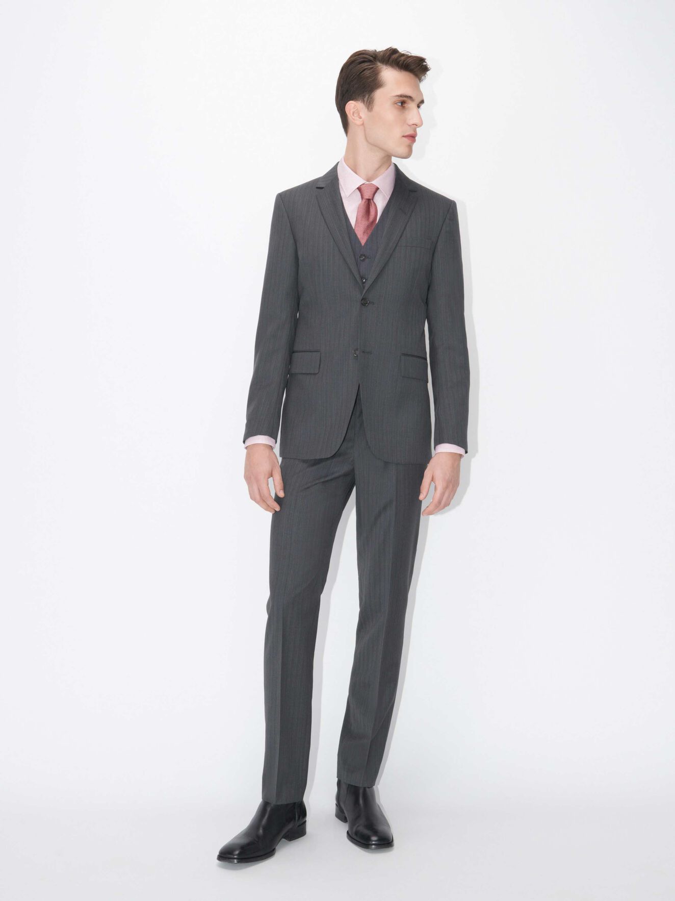 Wolmer Waistcoat in Med Grey Mel from Tiger of Sweden Wolmer Waistcoat in Med Grey Mel from Tiger of Sweden