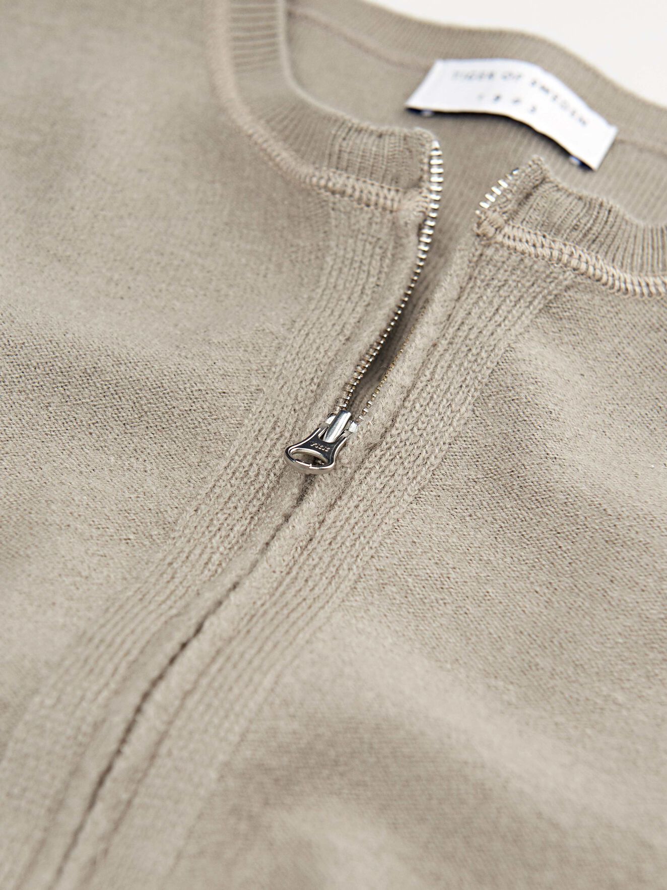 Grape Cardigan in Soft Latte from Tiger of Sweden Grape Cardigan in Soft Latte from Tiger of Sweden