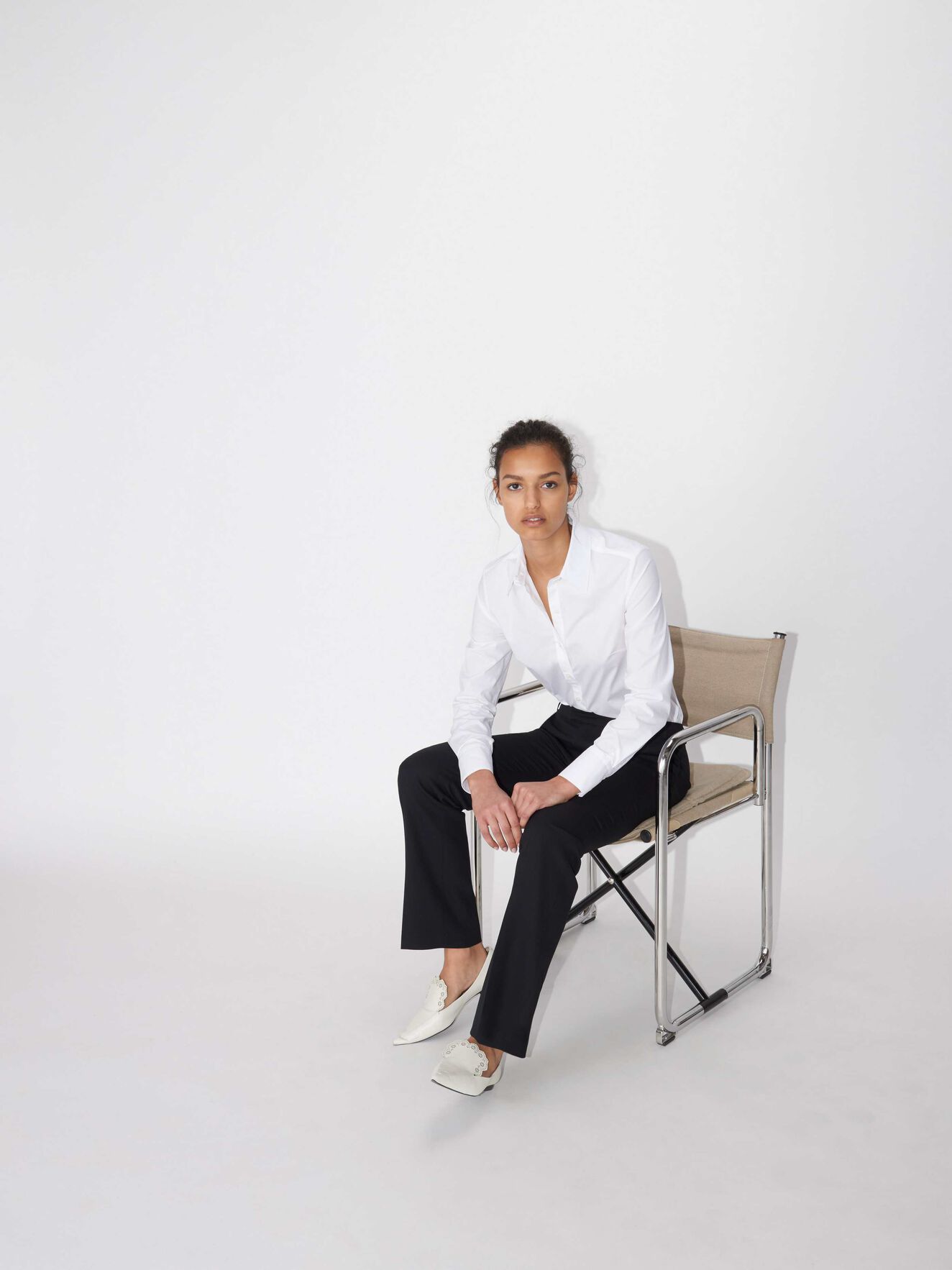 Ame Bluse in Bright White from Tiger of Sweden Ame Bluse in Bright White from Tiger of Sweden