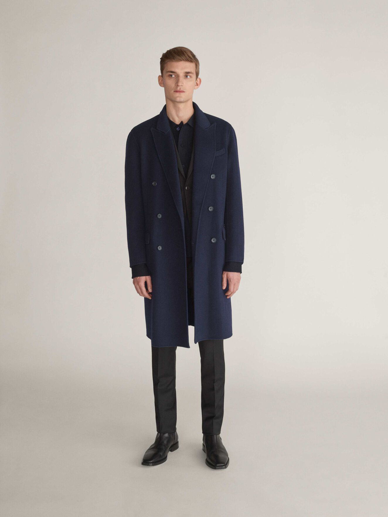Callen Coat in Light Ink from Tiger of Sweden Callen Coat in Light Ink from Tiger of Sweden