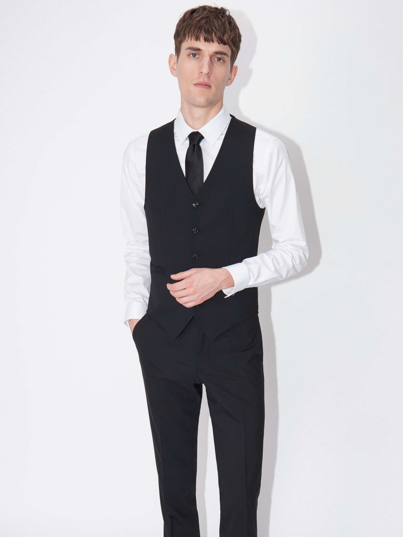 Litt Waistcoat in Black from Tiger of Sweden Litt Waistcoat in Black from Tiger of Sweden