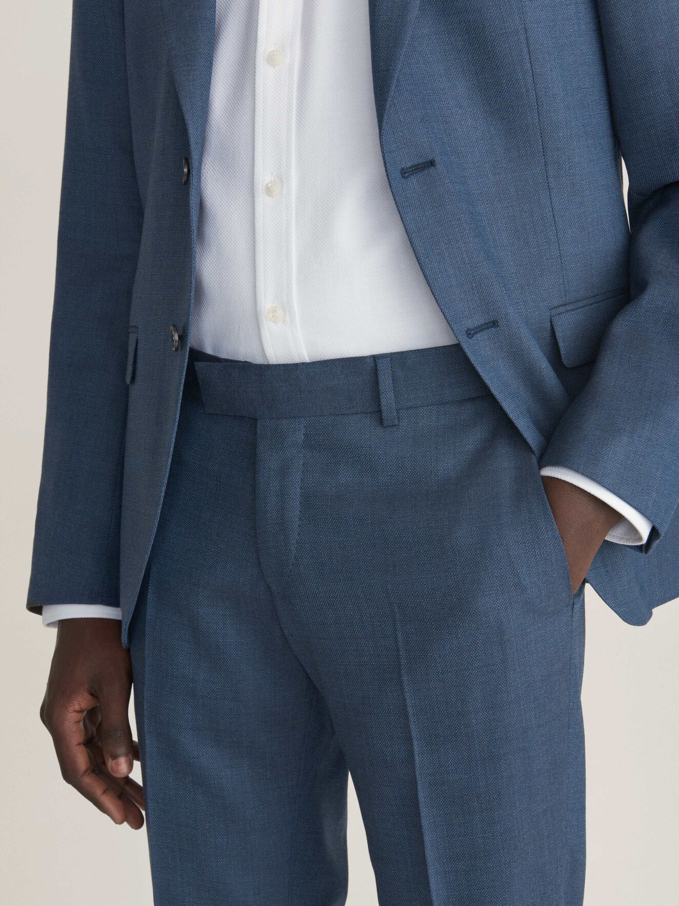 Tordon Hose in Silver Blue from Tiger of Sweden Tordon Hose in Silver Blue from Tiger of Sweden
