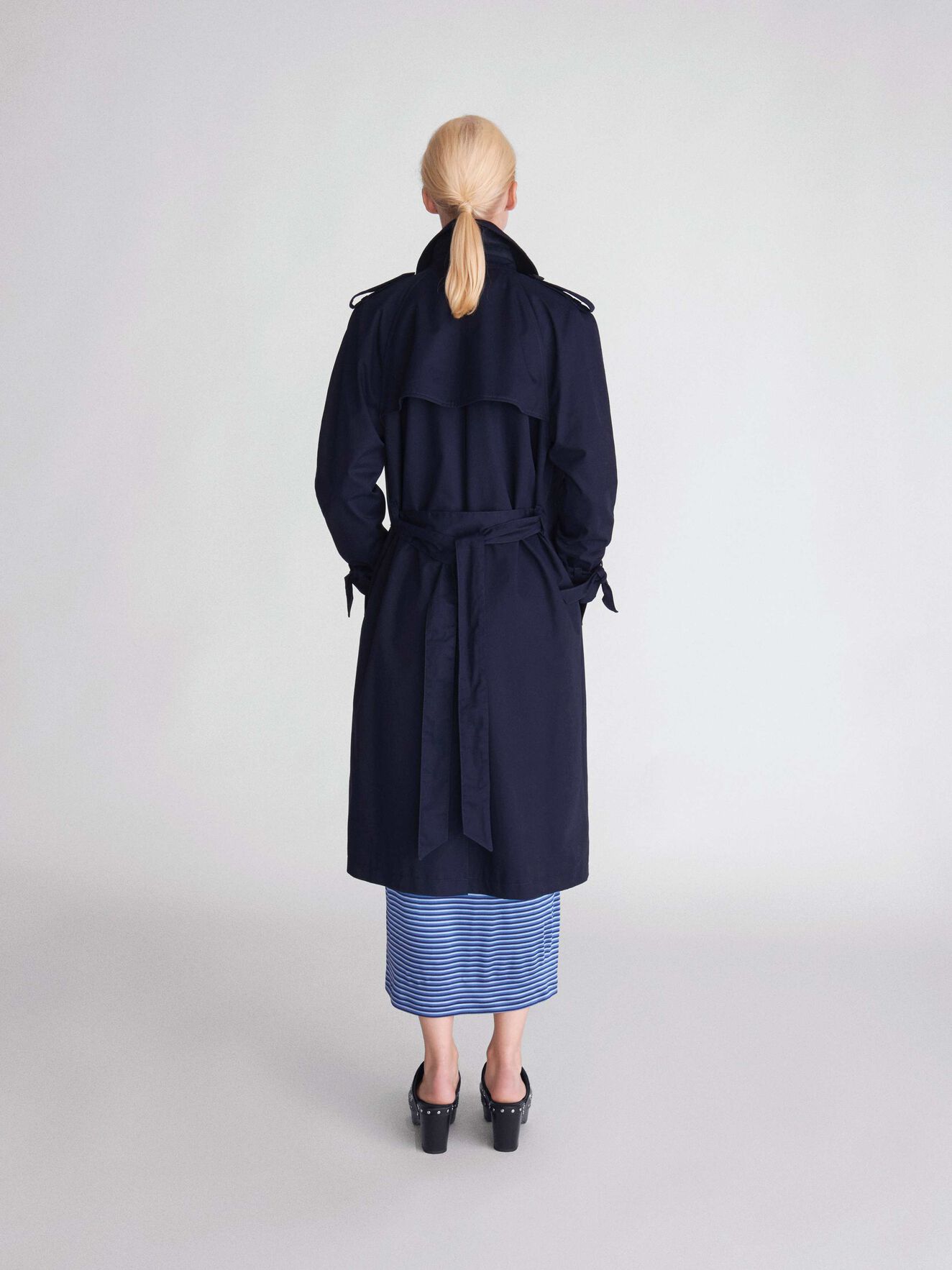 Torii Coat in Blue from Tiger of Sweden Torii Coat in Blue from Tiger of Sweden