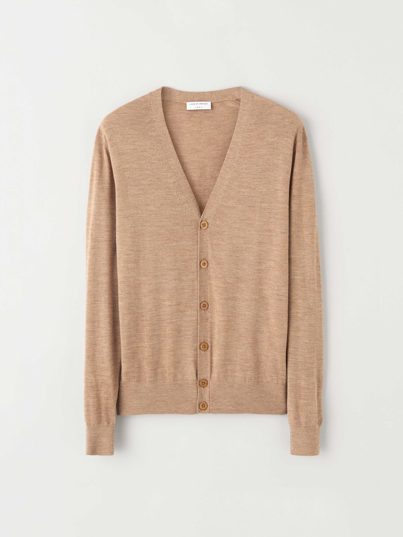 Navid Cardigan in Tiger Eye from Tiger of Sweden Navid Cardigan in Tiger Eye from Tiger of Sweden