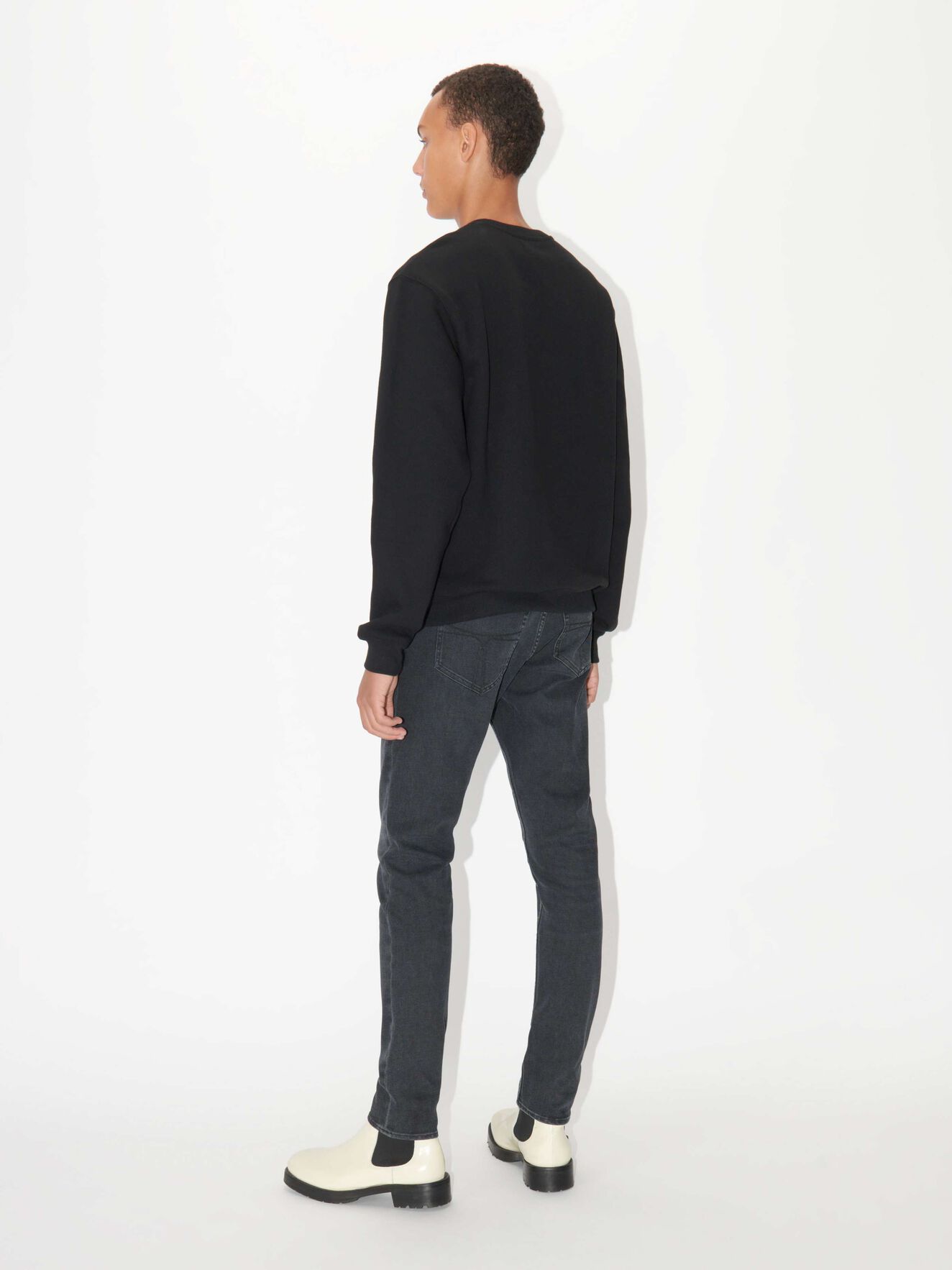 Tano Emb Sweatshirt in Black from Tiger of Sweden Tano Emb Sweatshirt in Black from Tiger of Sweden
