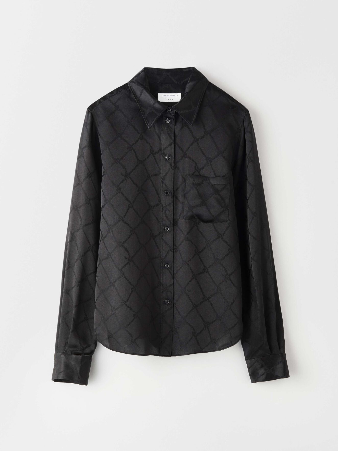 Celosa Shirt in Black from Tiger of Sweden Celosa Shirt in Black from Tiger of Sweden