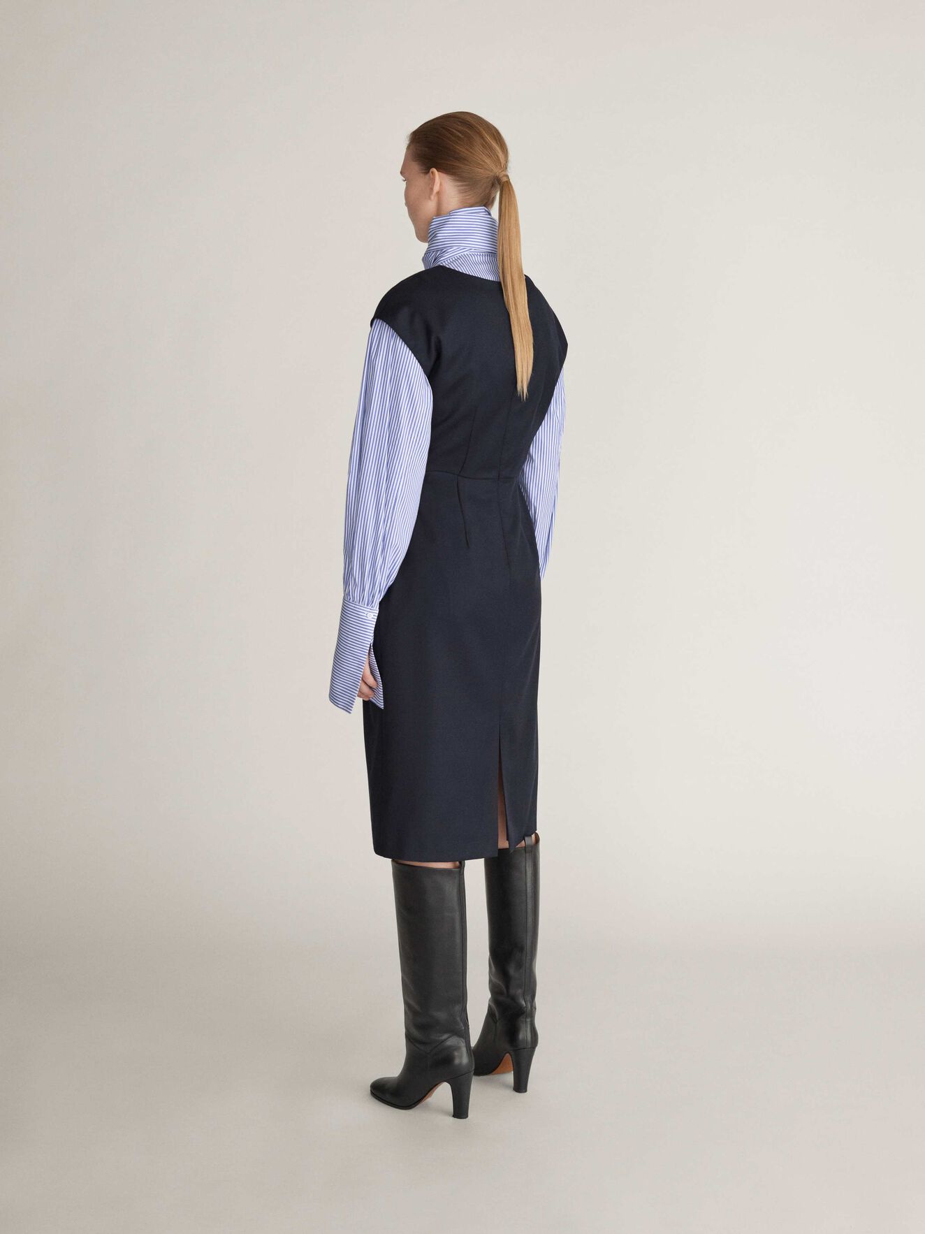 Cady Dress in Dark Sea from Tiger of Sweden Cady Dress in Dark Sea from Tiger of Sweden