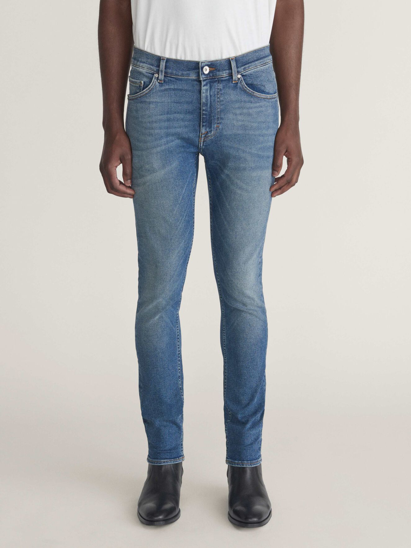 Evolve Jeans in Medium Blue from Tiger of Sweden Evolve Jeans in Medium Blue from Tiger of Sweden