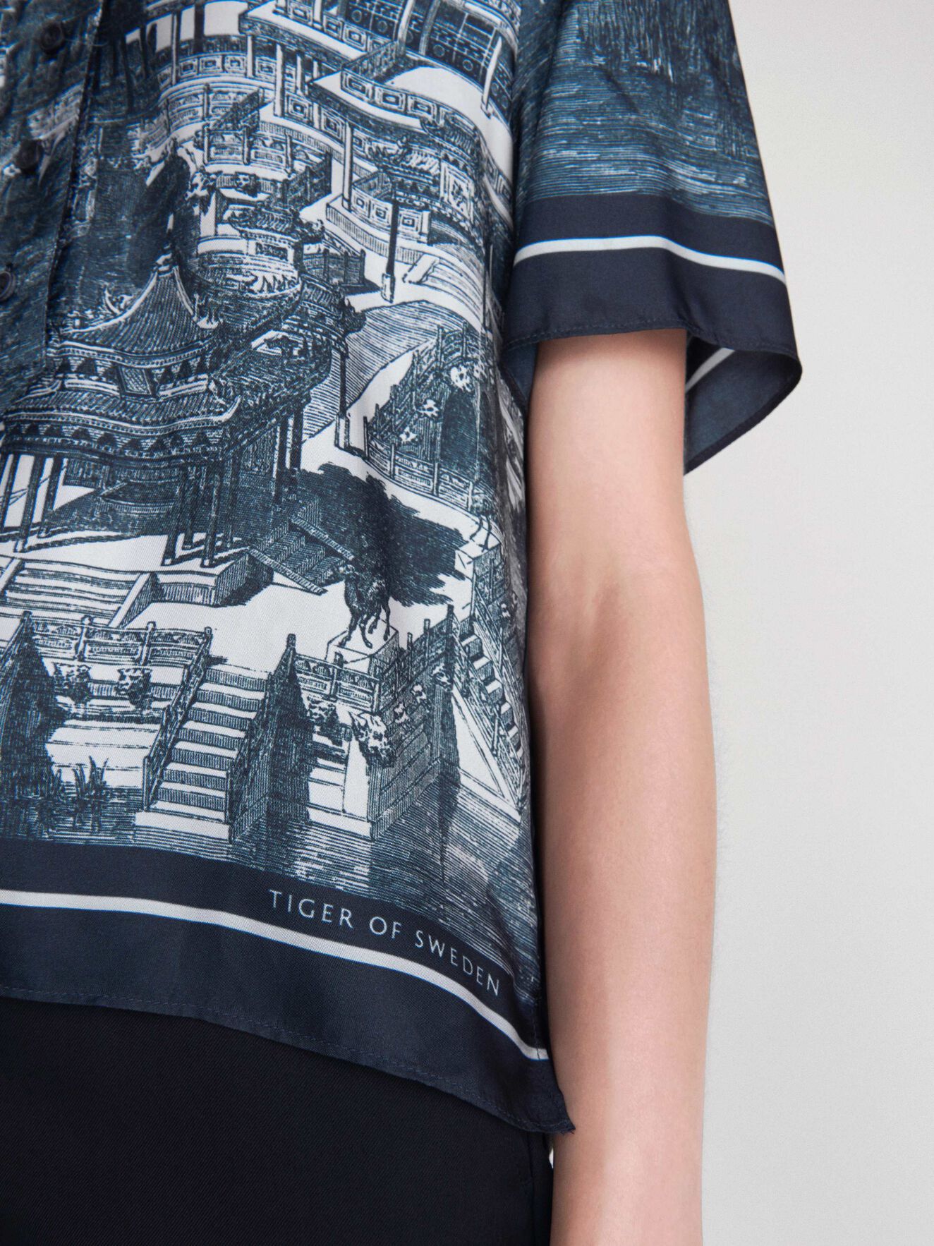Shino Sc Top in Black from Tiger of Sweden Shino Sc Top in Black from Tiger of Sweden