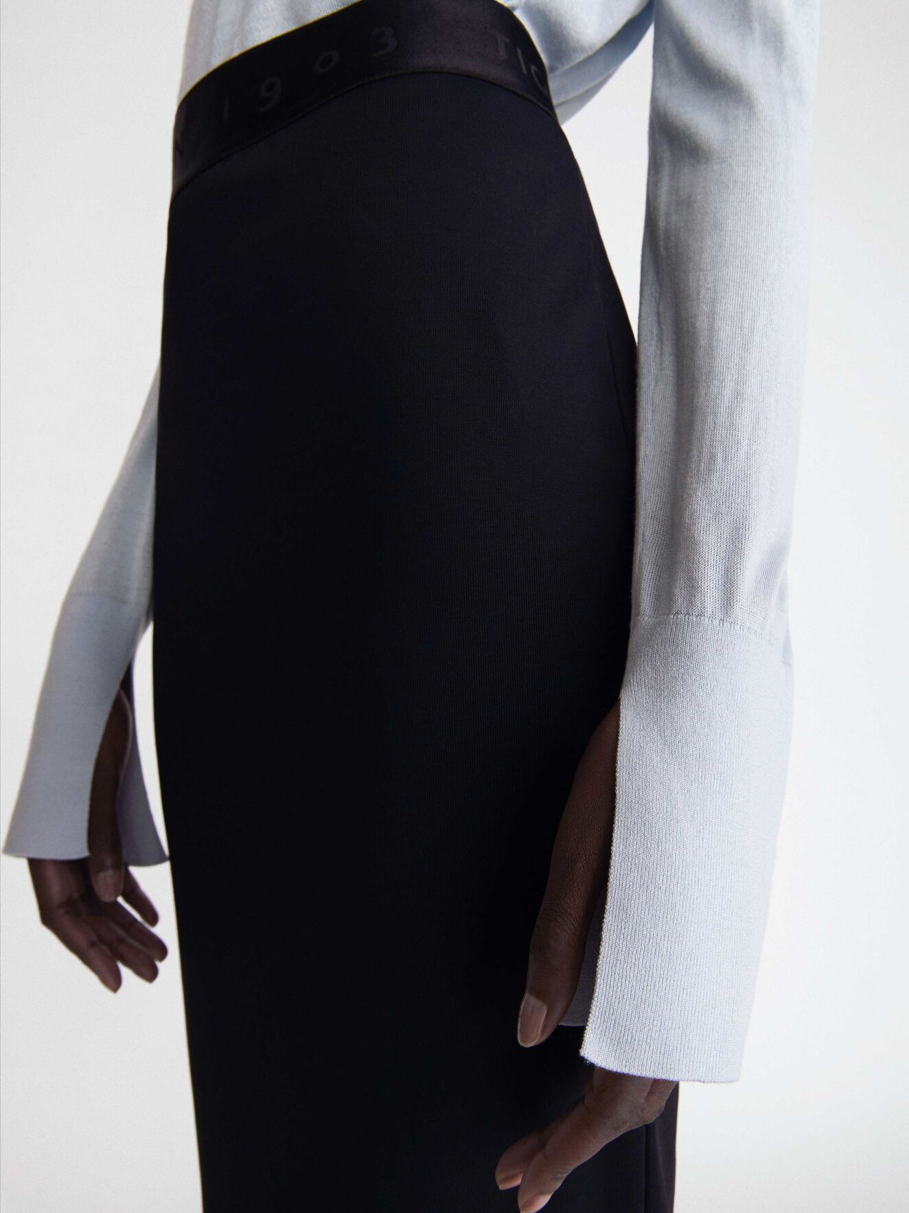 Macette Pullover in Sombre Blue from Tiger of Sweden Macette Pullover in Sombre Blue from Tiger of Sweden