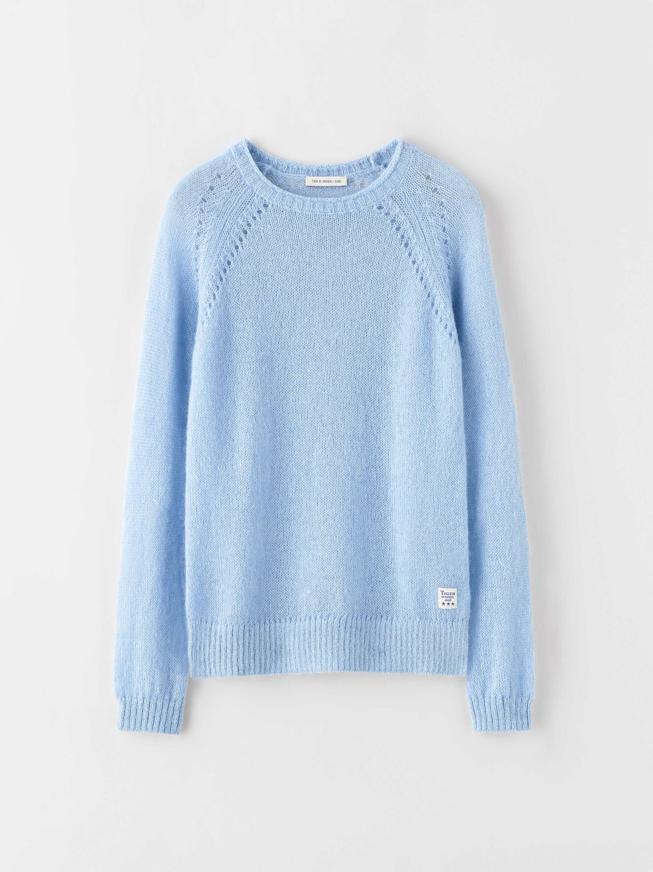 Yeraz Pullover in Chambray Blue from Tiger of Sweden Yeraz Pullover in Chambray Blue from Tiger of Sweden