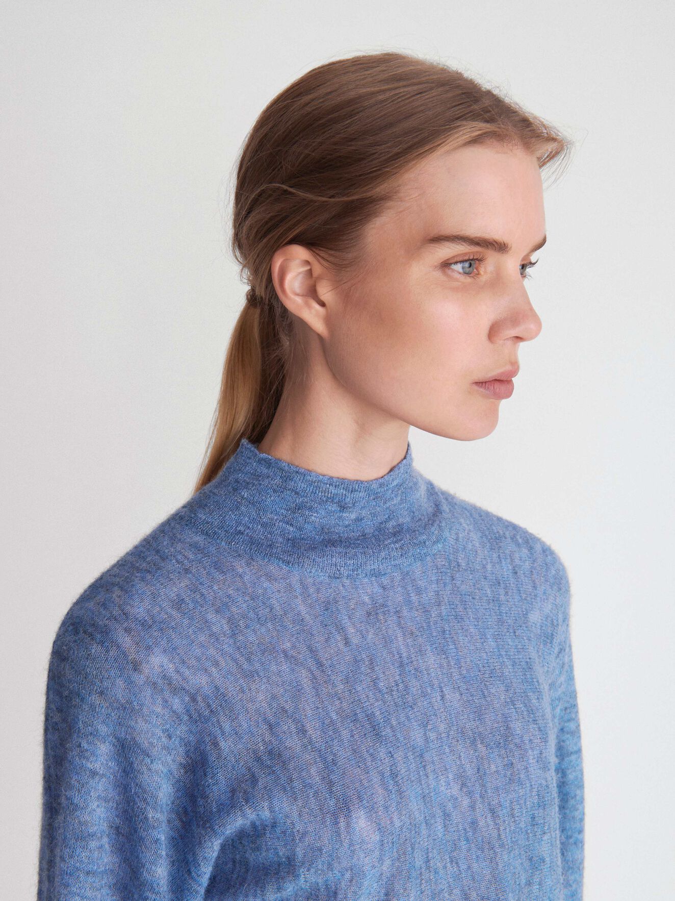 Dyana Pullover in Soft blue from Tiger of Sweden Dyana Pullover in Soft blue from Tiger of Sweden