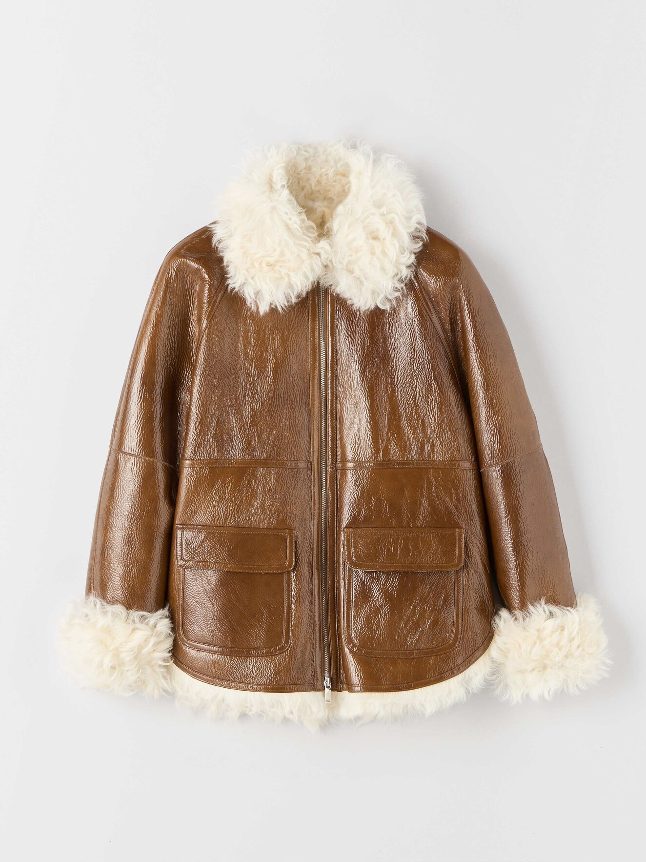 Furbee Jacket in Star White from Tiger of Sweden Furbee Jacket in Star White from Tiger of Sweden