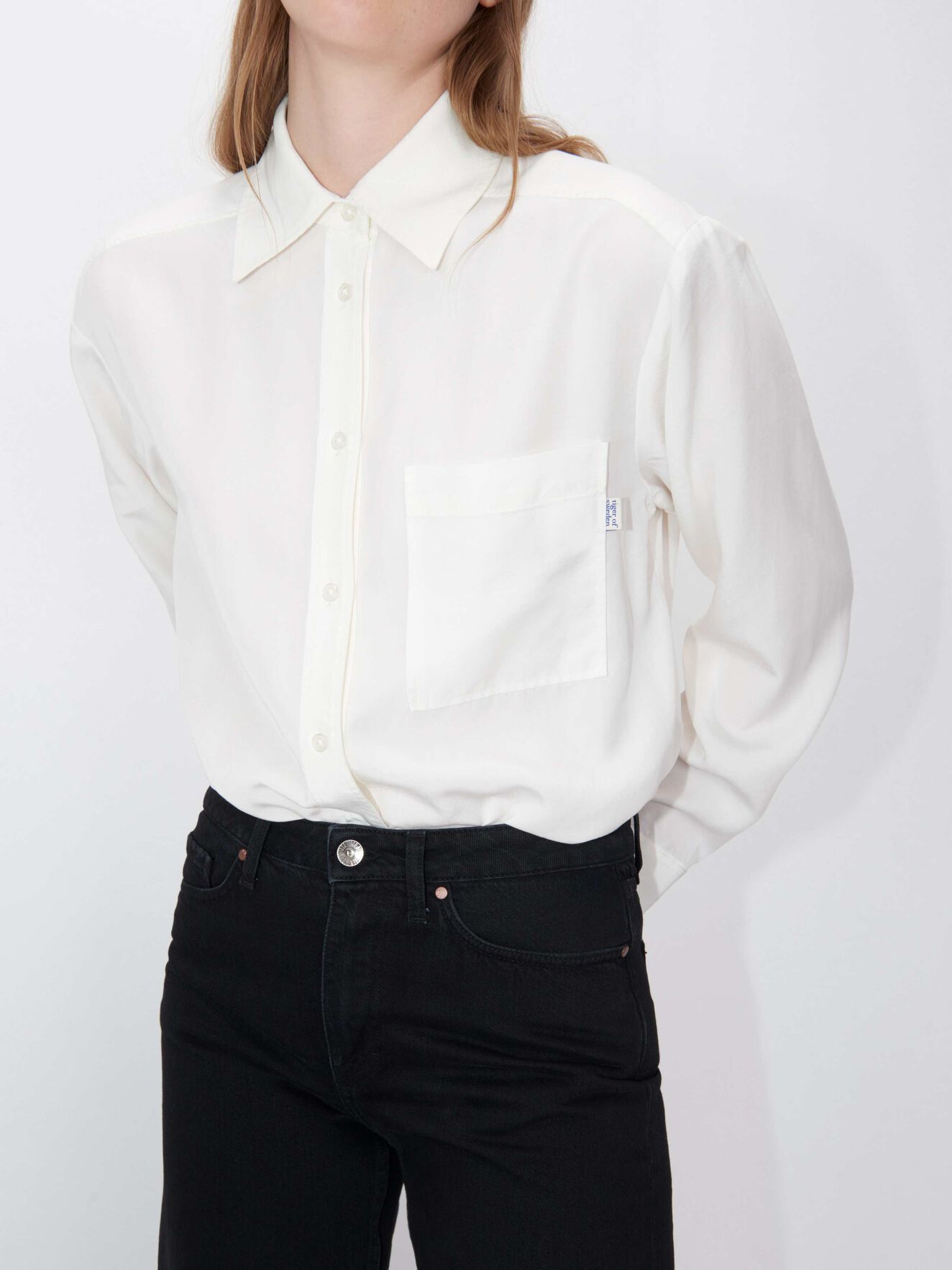 Choss Shirt in White Light from Tiger of Sweden Choss Shirt in White Light from Tiger of Sweden