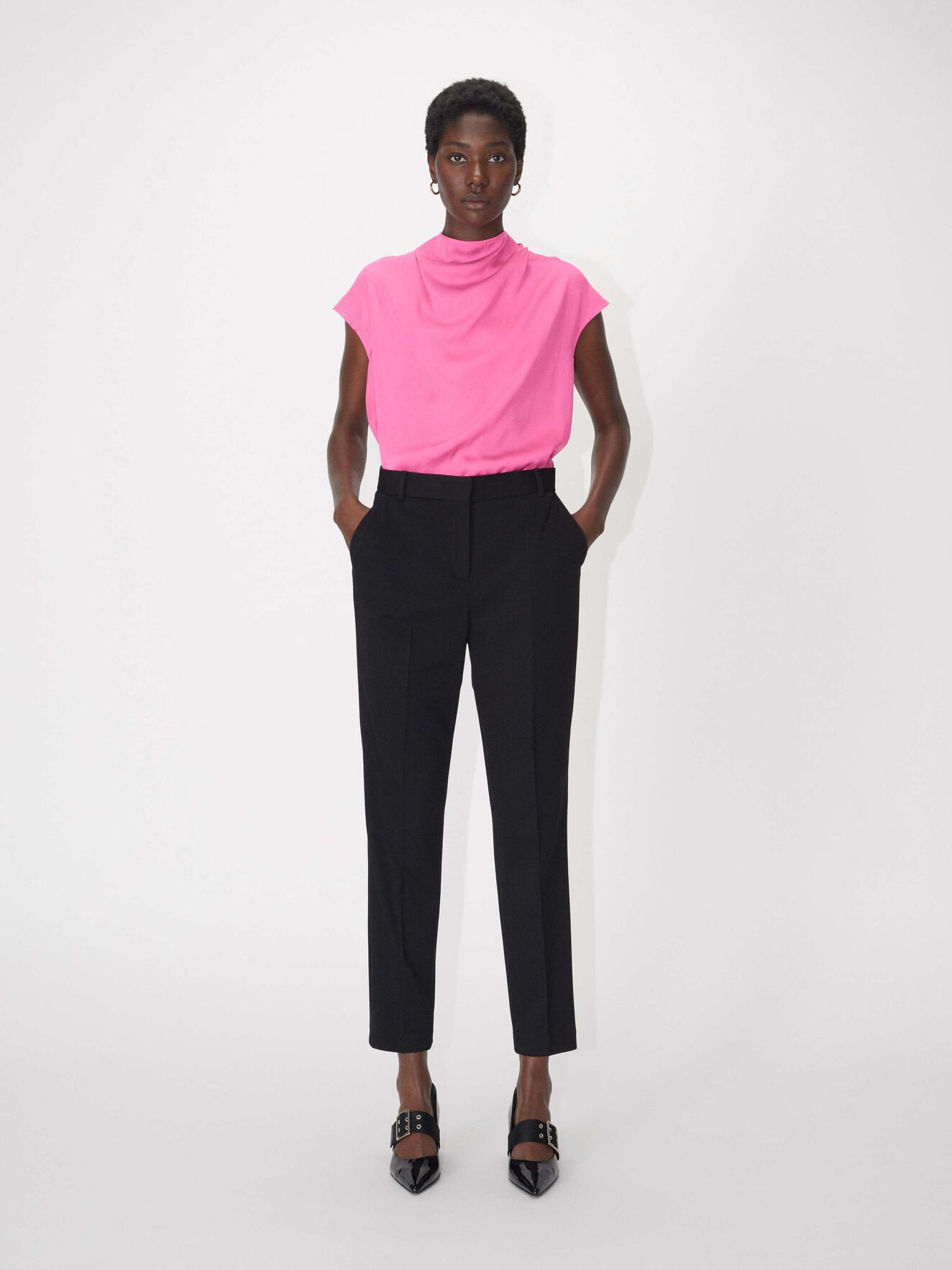 Volon Top in Super Pink from Tiger of Sweden Volon Top in Super Pink from Tiger of Sweden